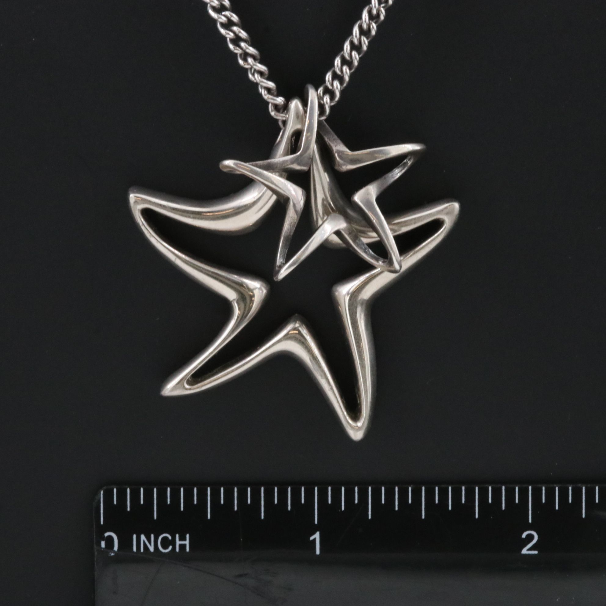 James Avery Sterling Starfish Necklace