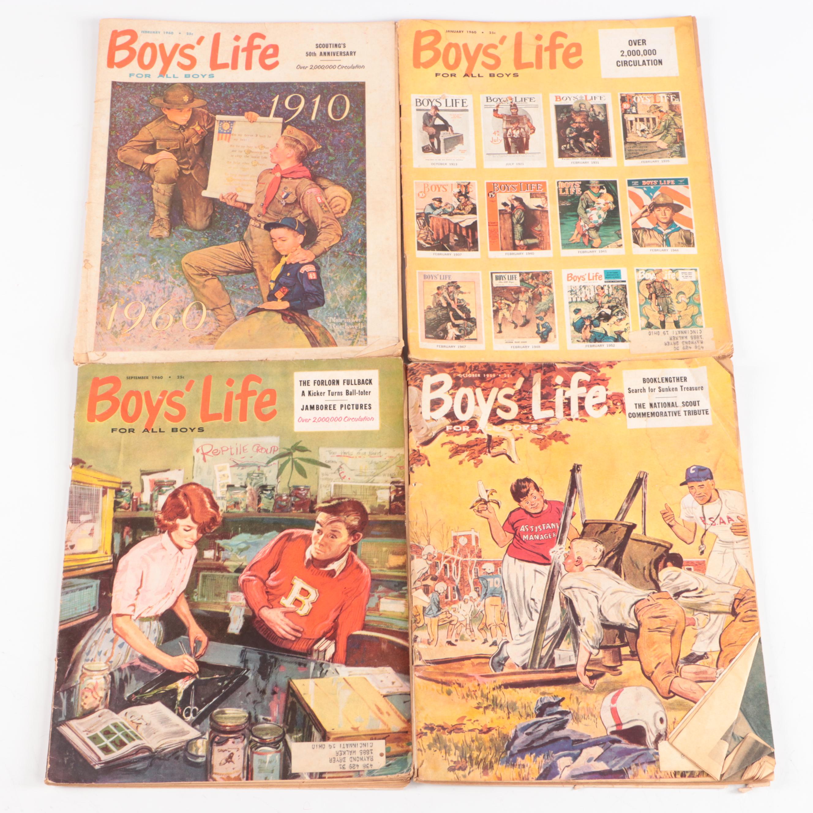 "Boys' Life" Magazine Collection, Mid-20th Century