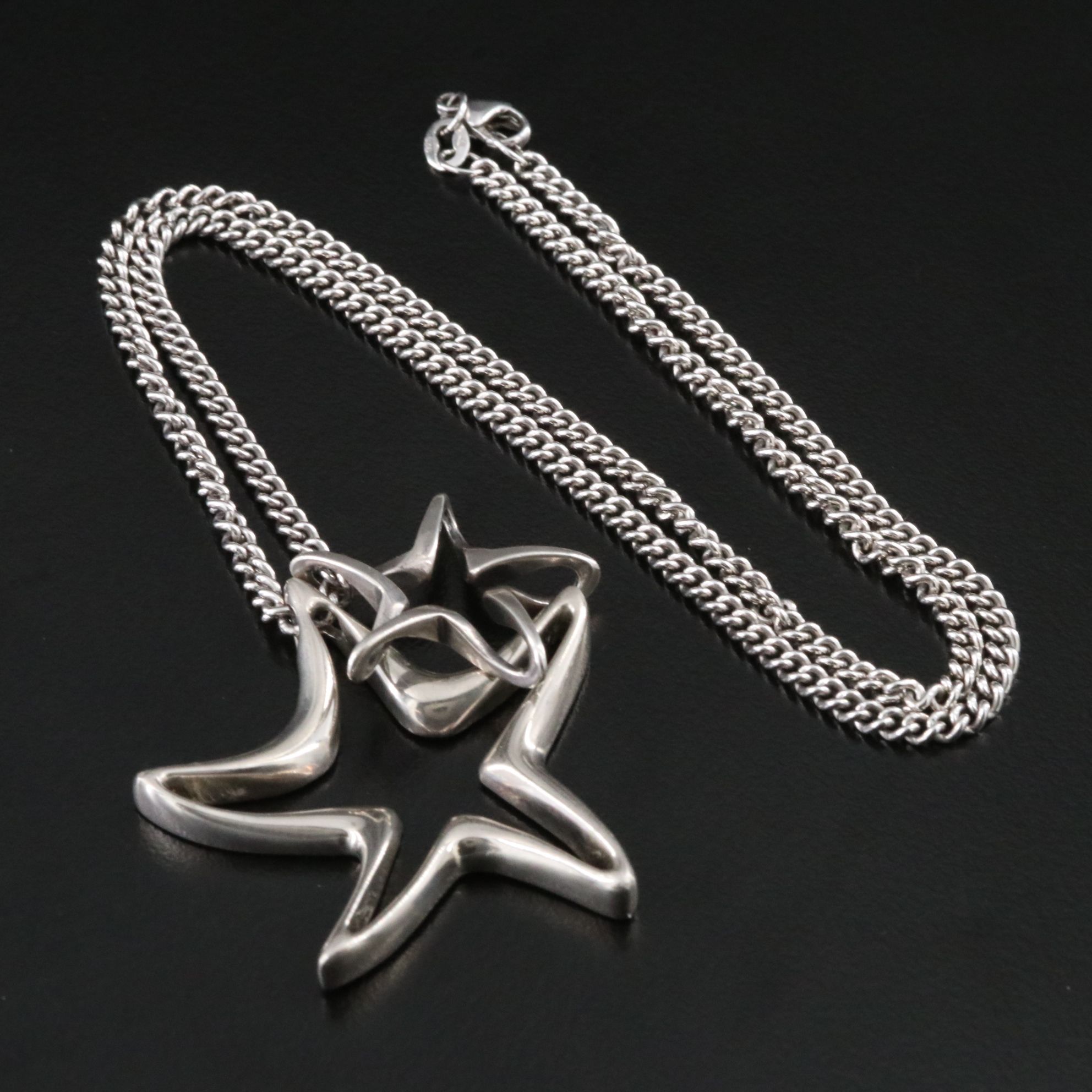 James Avery Sterling Starfish Necklace