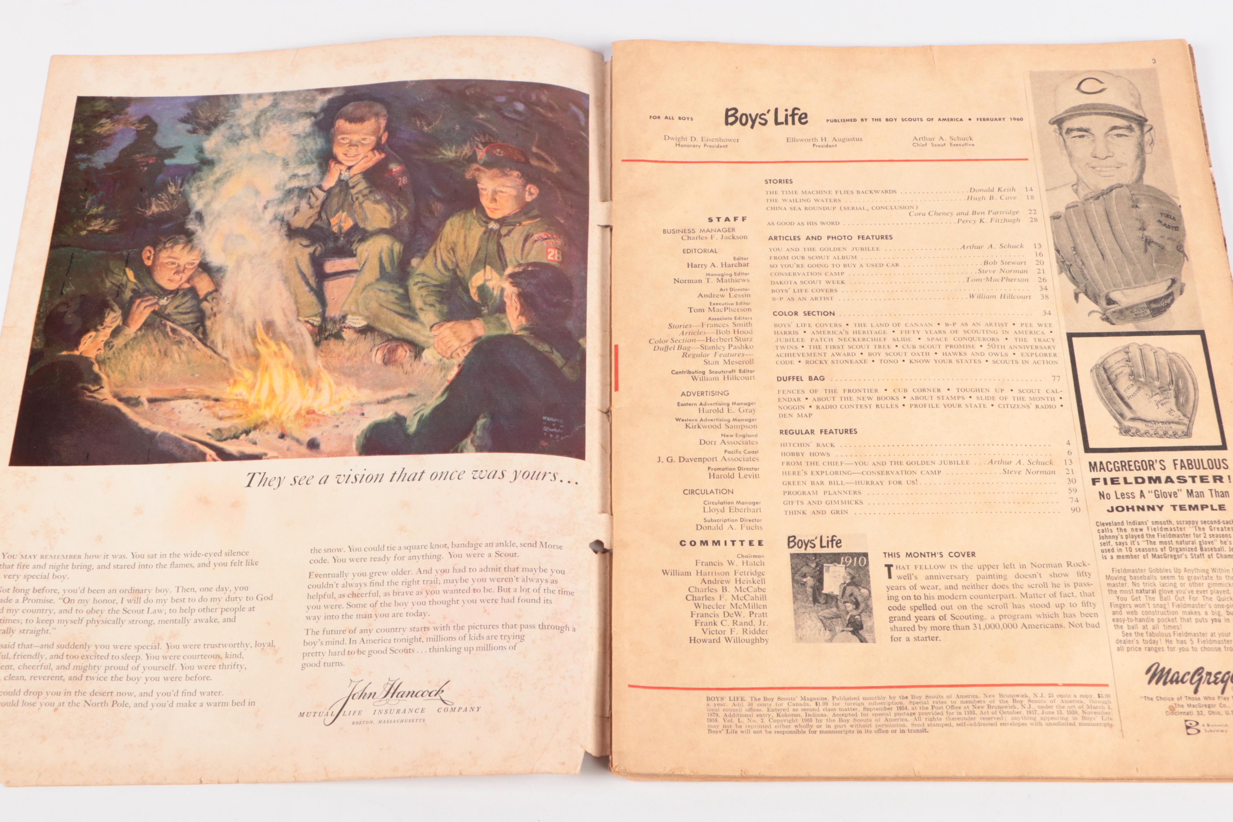 "Boys' Life" Magazine Collection, Mid-20th Century