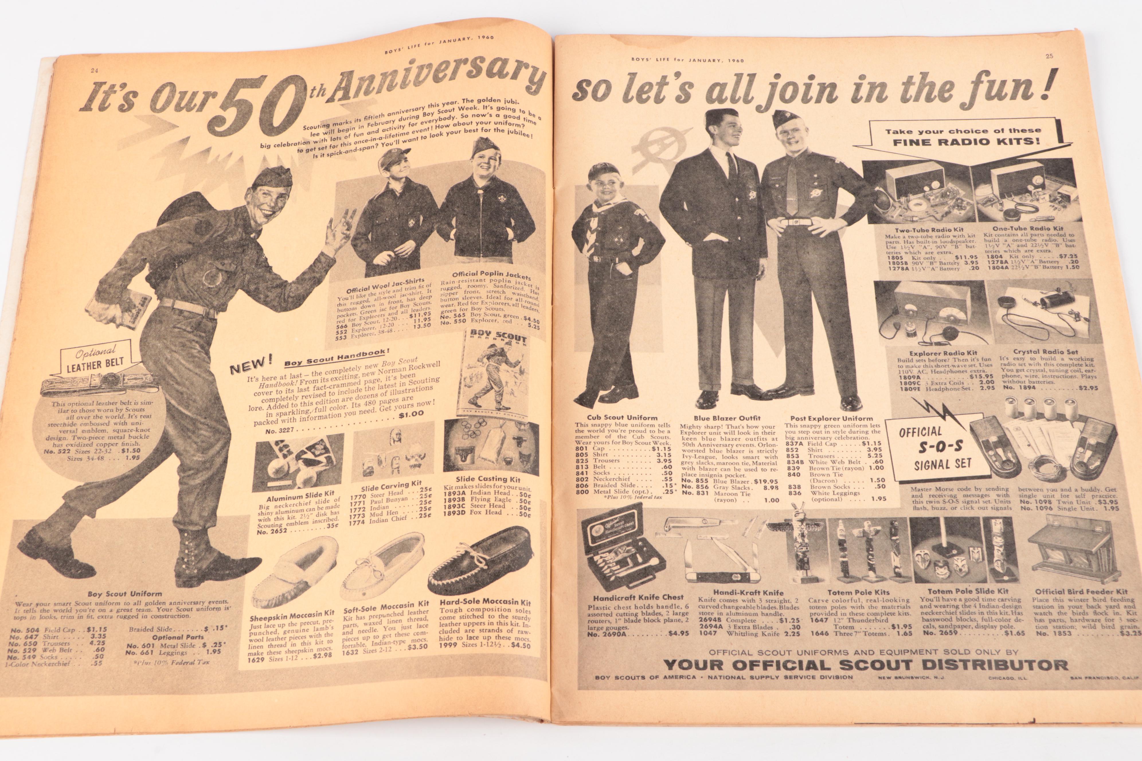 "Boys' Life" Magazine Collection, Mid-20th Century