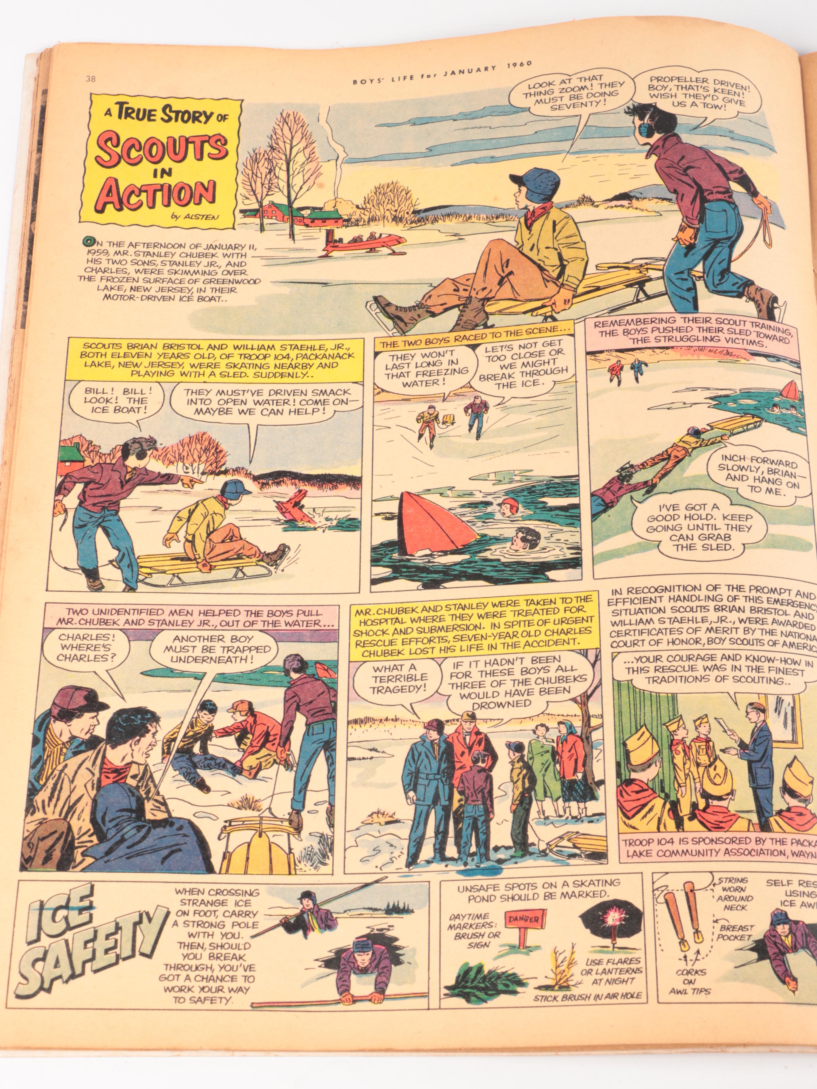 "Boys' Life" Magazine Collection, Mid-20th Century