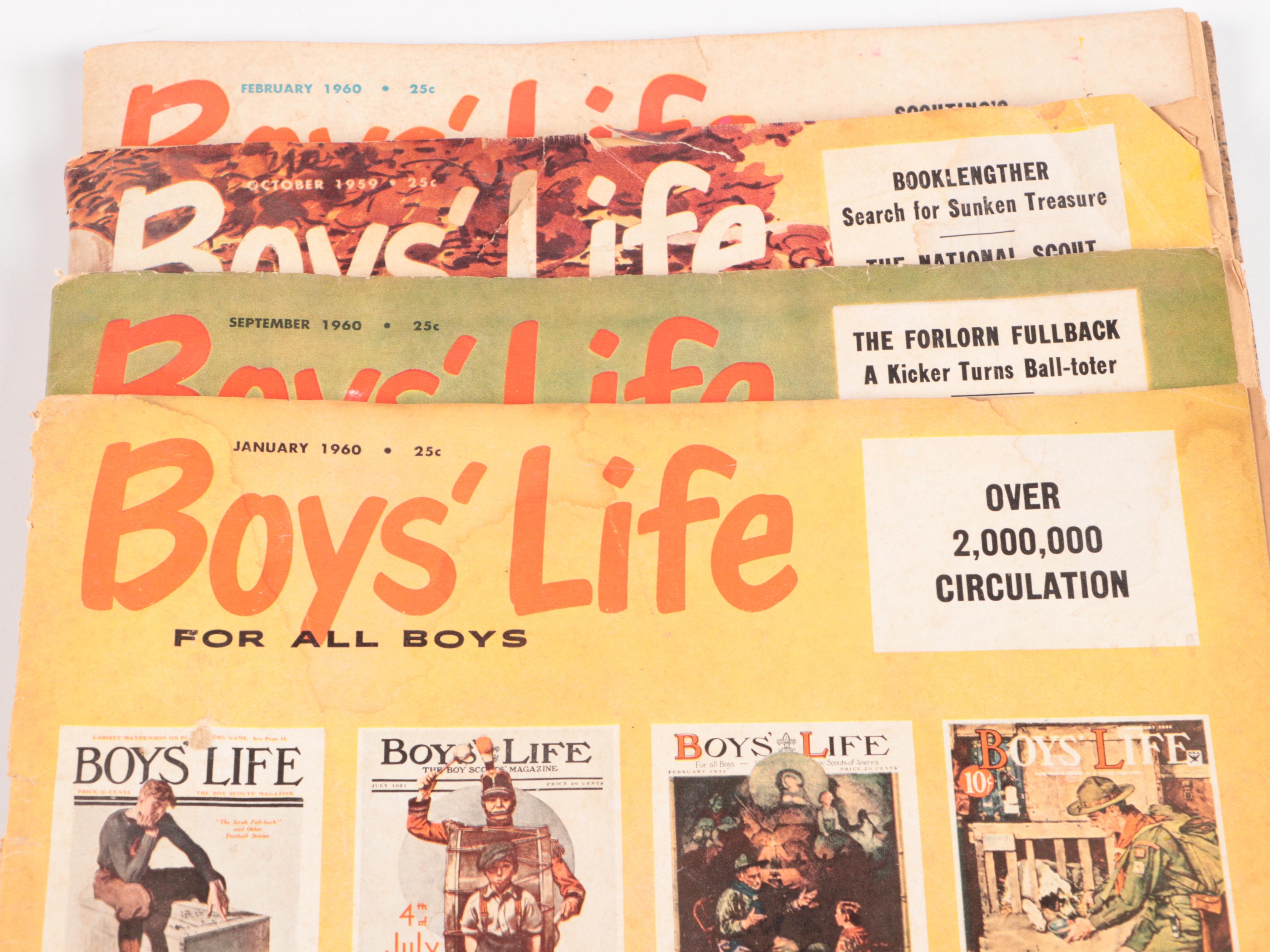 "Boys' Life" Magazine Collection, Mid-20th Century