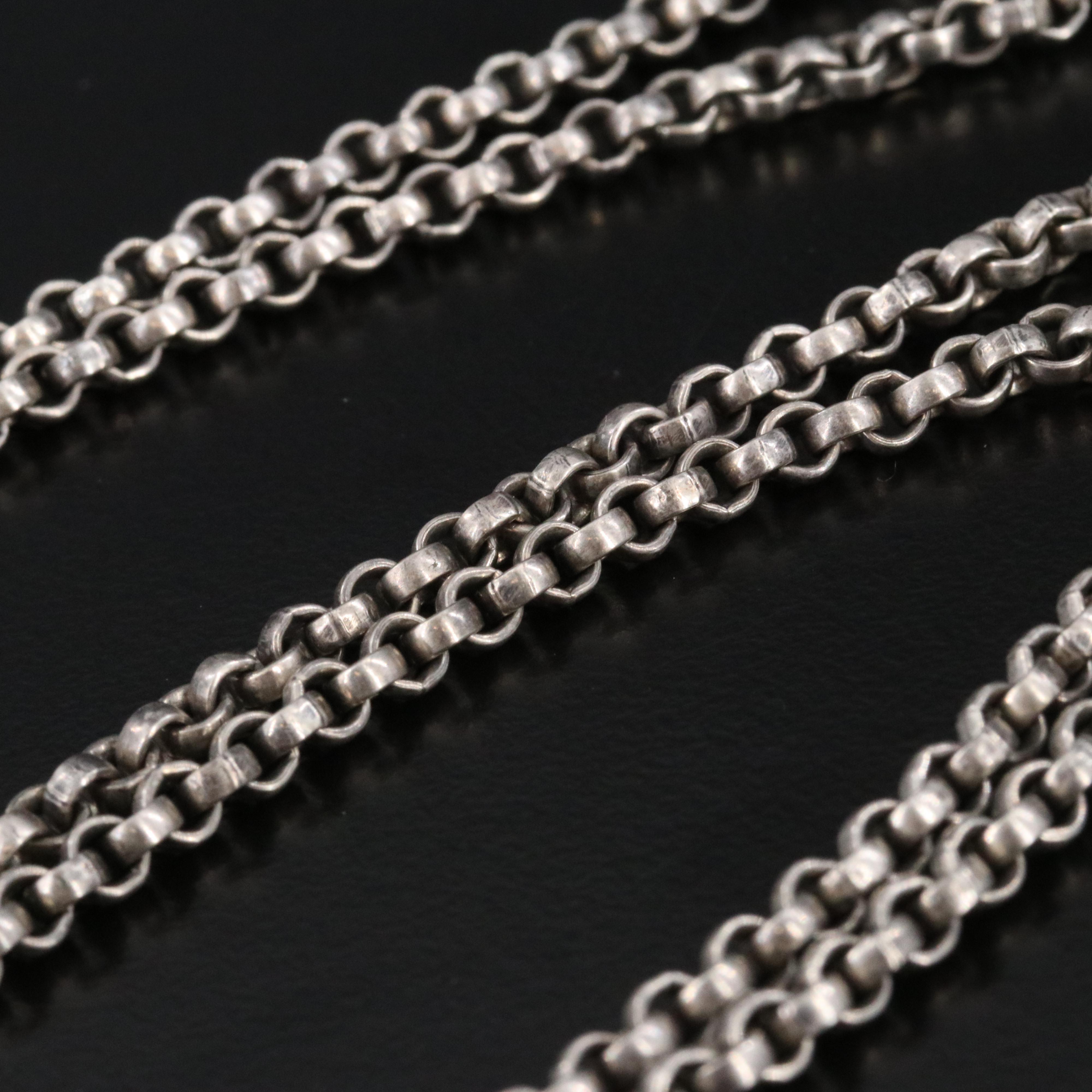 Sterling Labradorite and Diamond Buddha Om Necklace Attributed to Sheryl Lowe