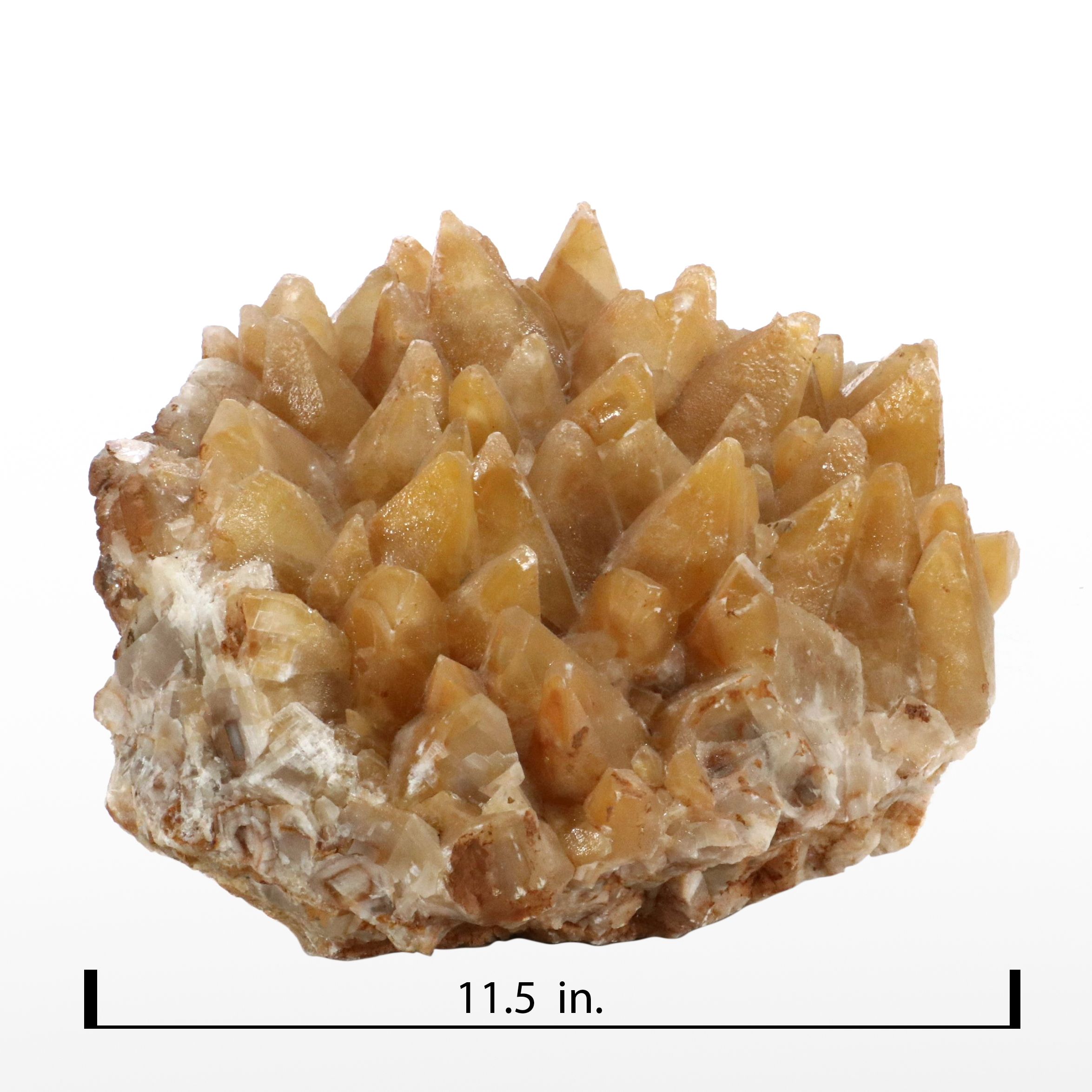 Orange Dogtooth Calcite Specimen