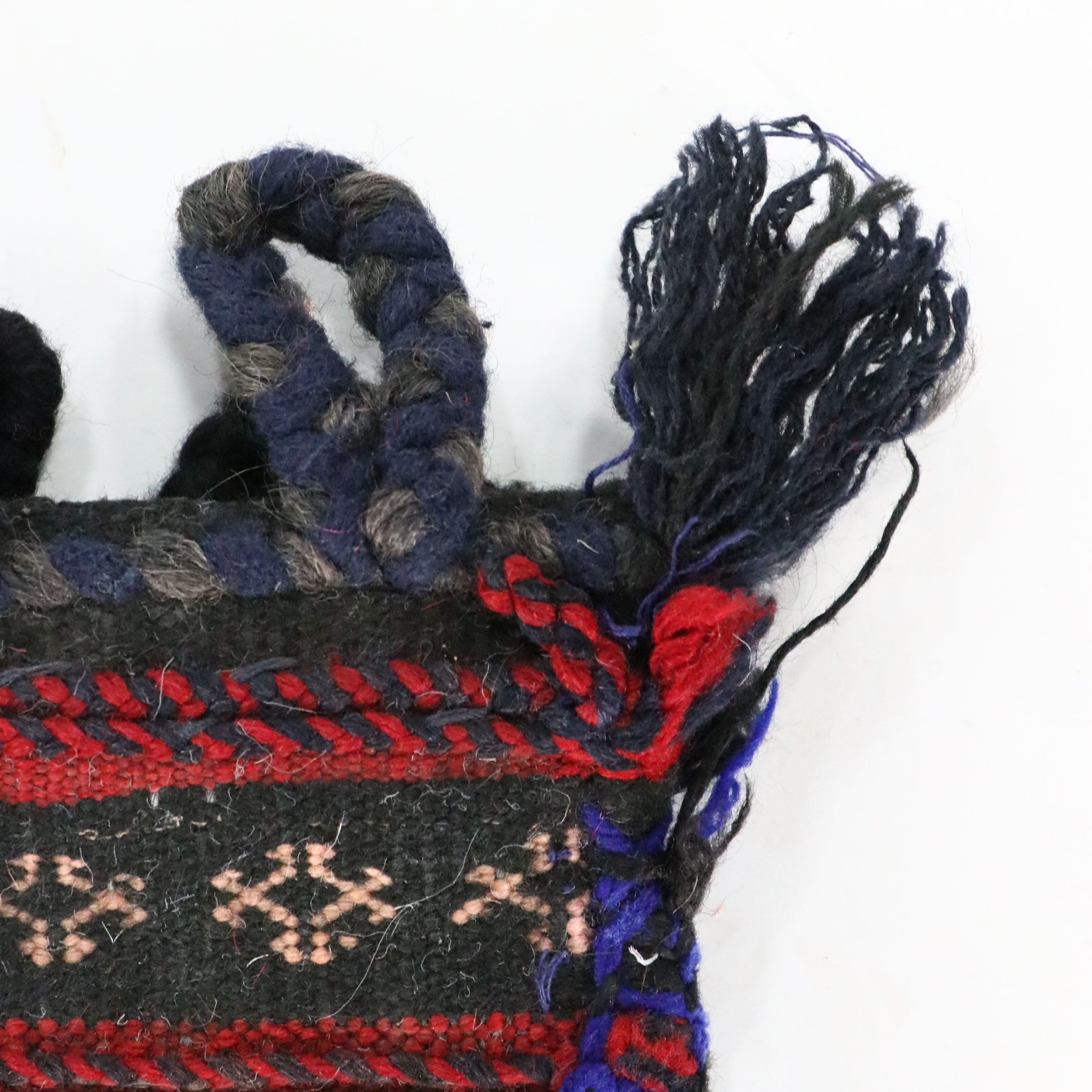Hand-Knotted Afghan Baluch Balisht Bag Cushion Cover