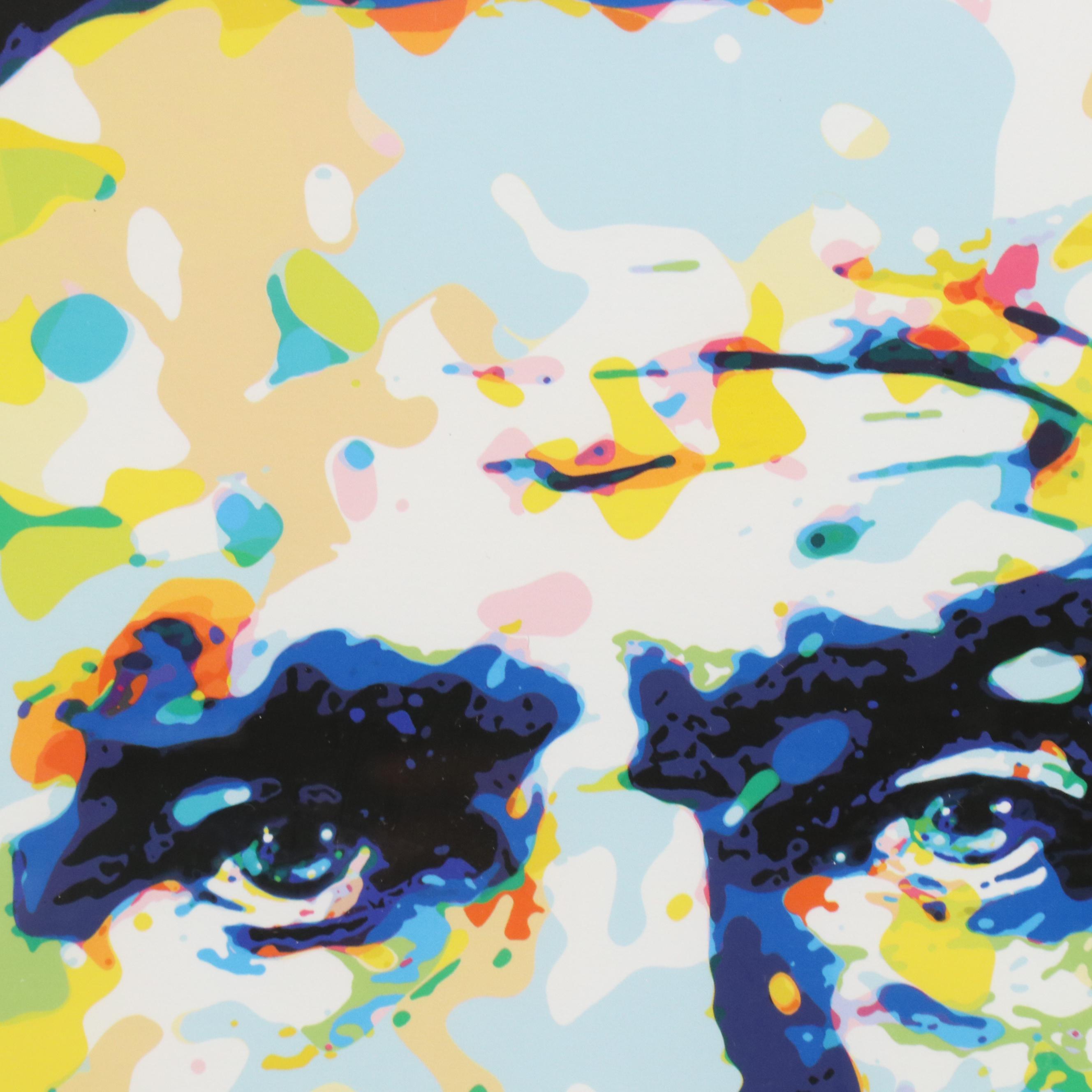 Anna Rose Soeull Stylized Portrait Giclée of Abraham Lincoln, 2010