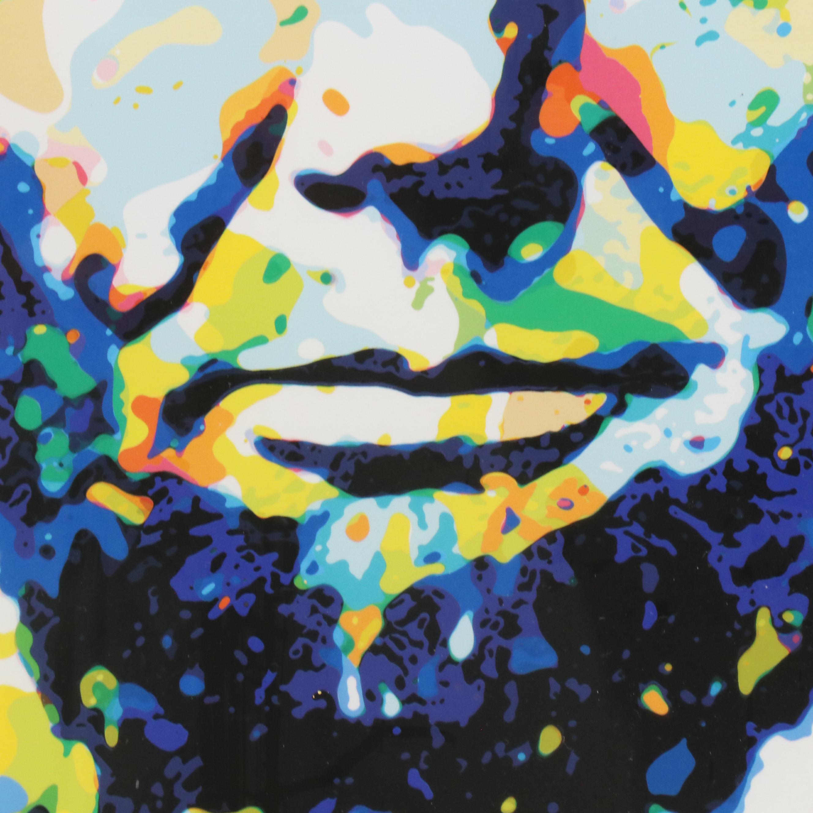 Anna Rose Soeull Stylized Portrait Giclée of Abraham Lincoln, 2010