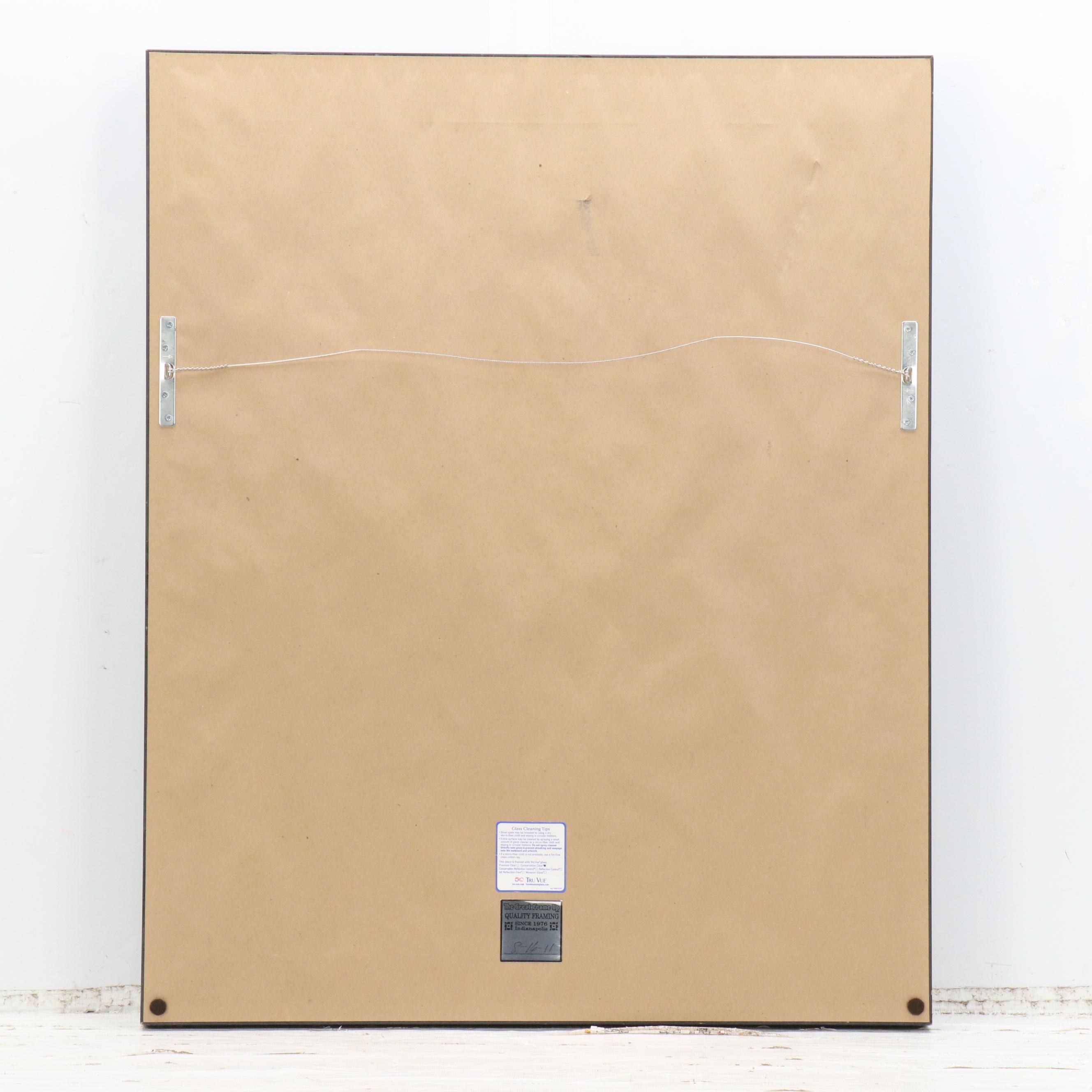 Anna Rose Soeull Stylized Portrait Giclée of Abraham Lincoln, 2010