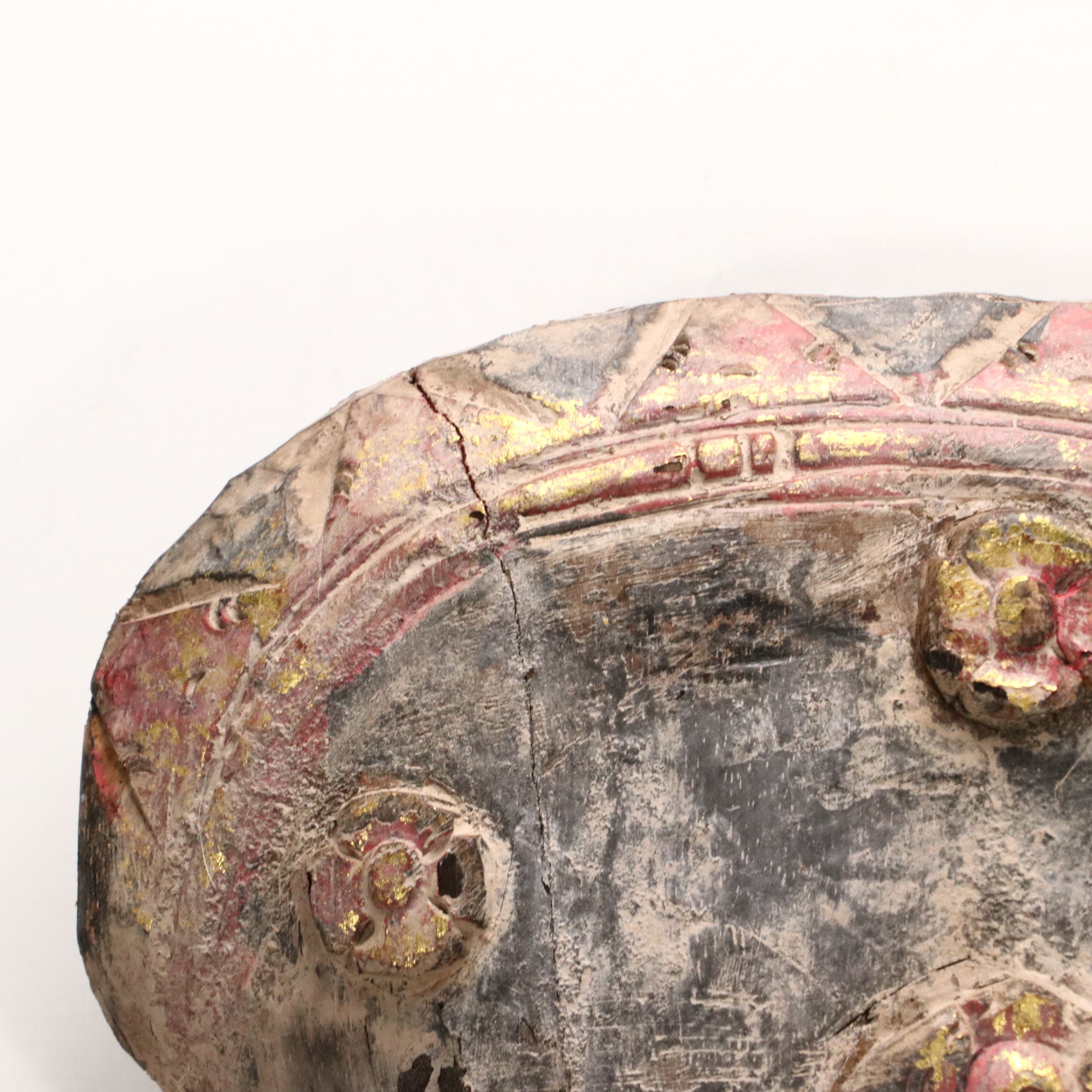 Balinese Carved Wood Wall Hanging Female Figure