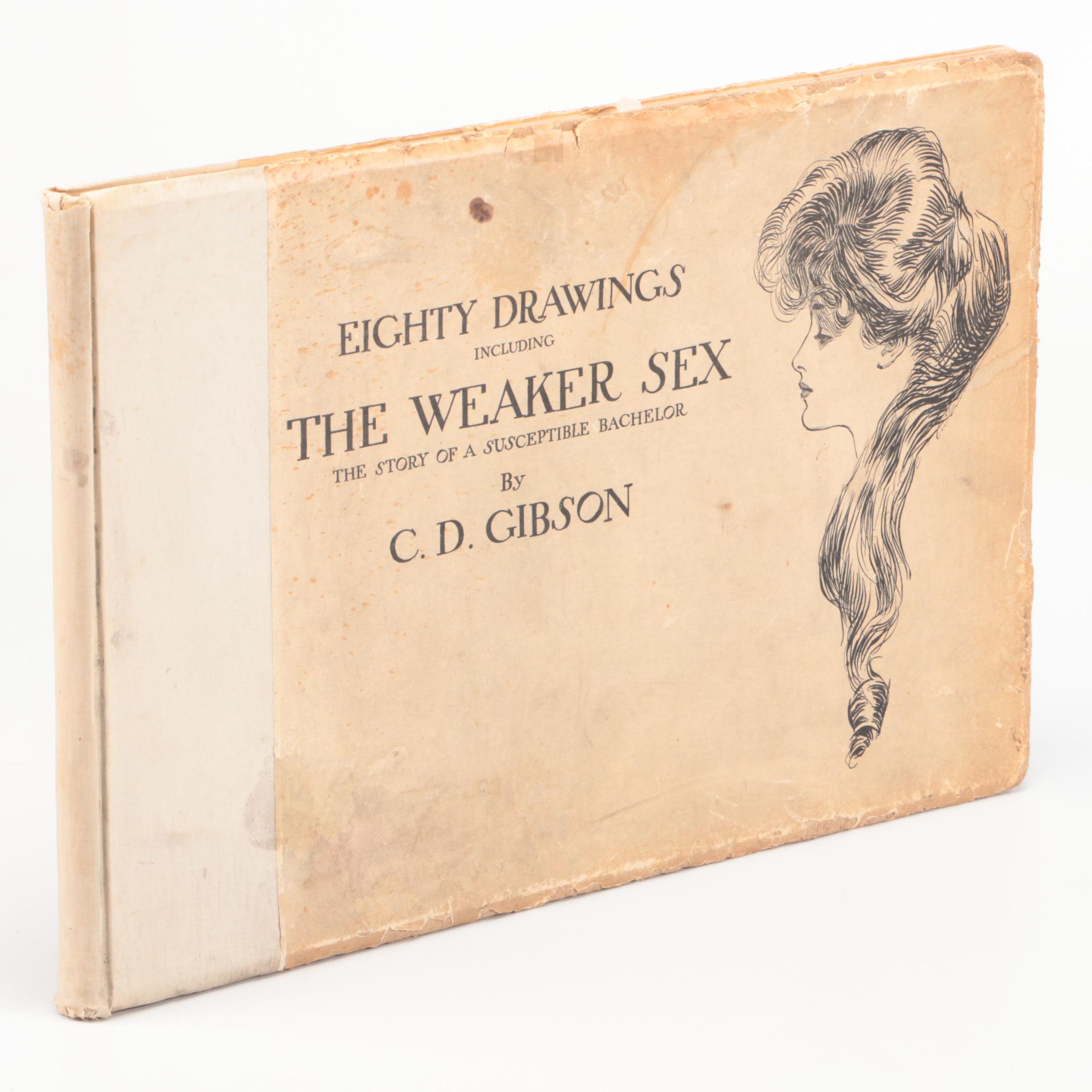 First Edition "Eighty Drawings Including the Weaker Sex" by Charles Dana Gibson