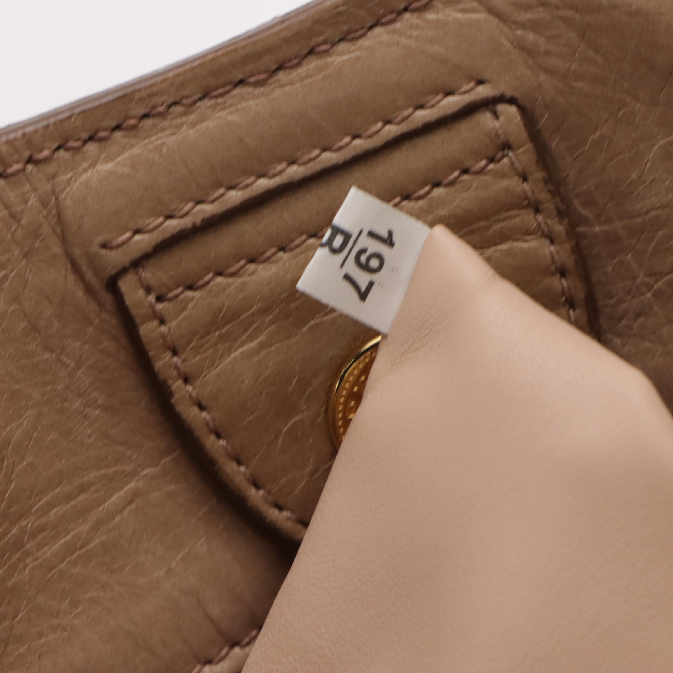 Prada Vitello Shine Leather Front Pocket Two-Way Bag