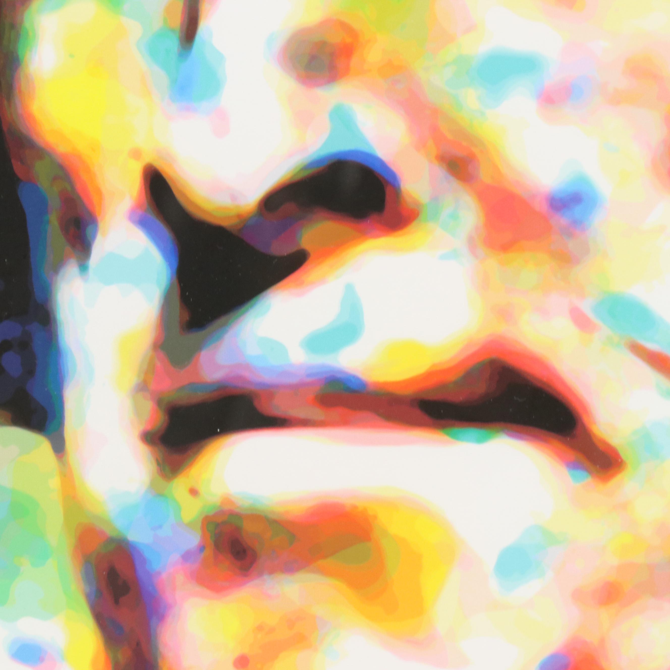 Anna Rose Soeull Stylized Portrait Giclée of Thomas Jefferson, 2010