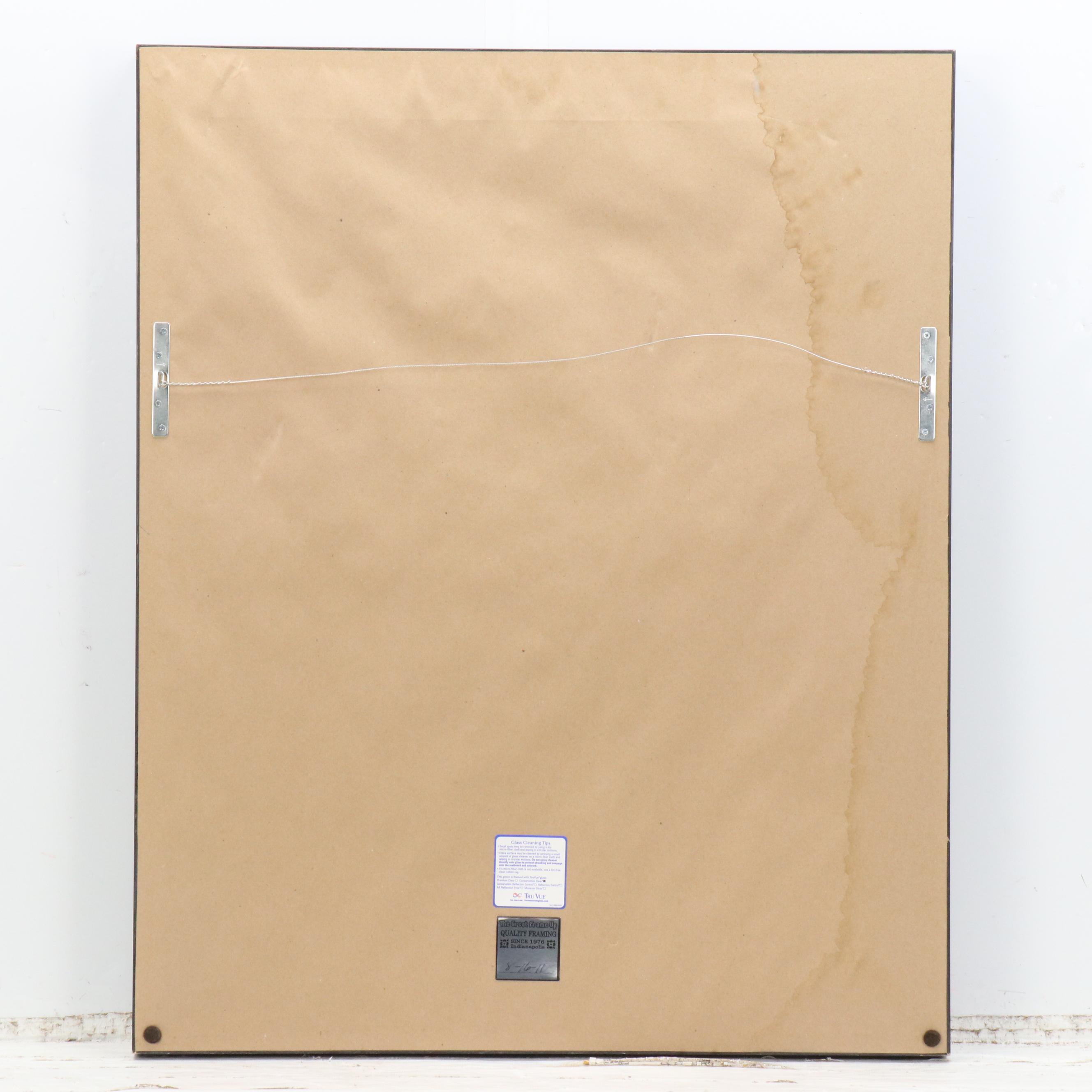 Anna Rose Soeull Stylized Portrait Giclée of Thomas Jefferson, 2010