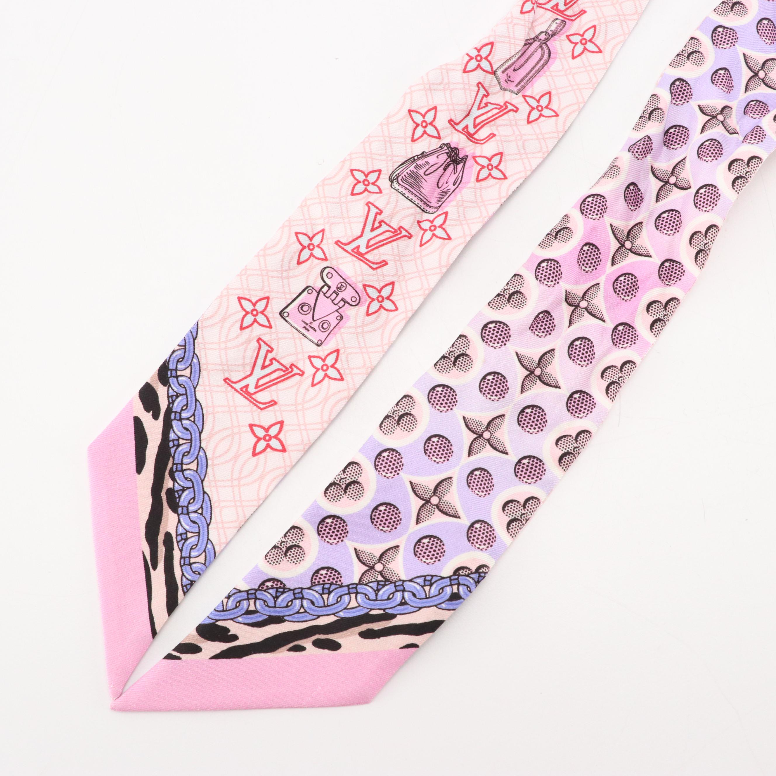 Louis Vuitton Silk Twill Bandeau Scarf