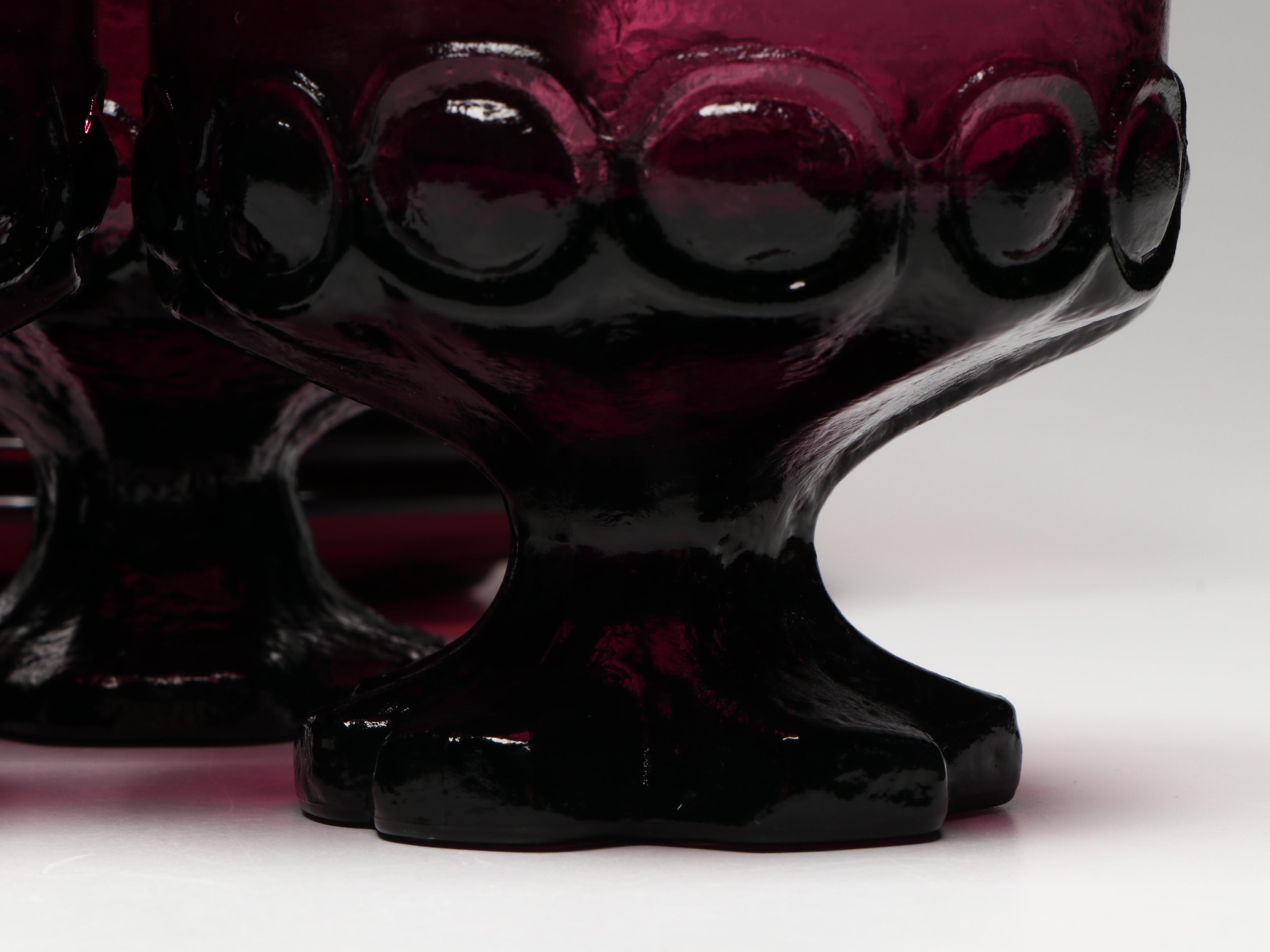 Franciscan "Madeira Plum" and Other Amethyst Glass Tableware,