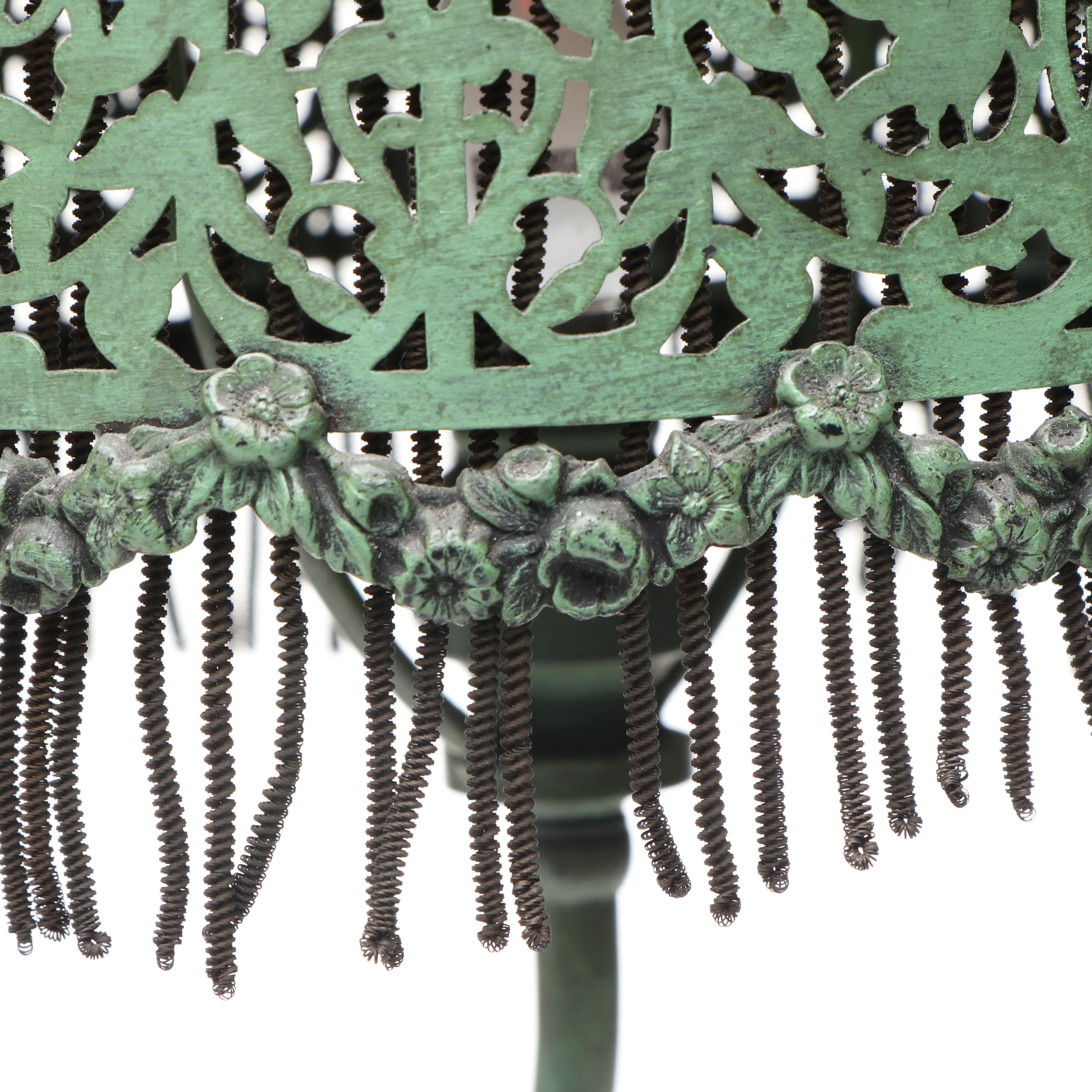 Art Nouveau Style Metal Table Lamp