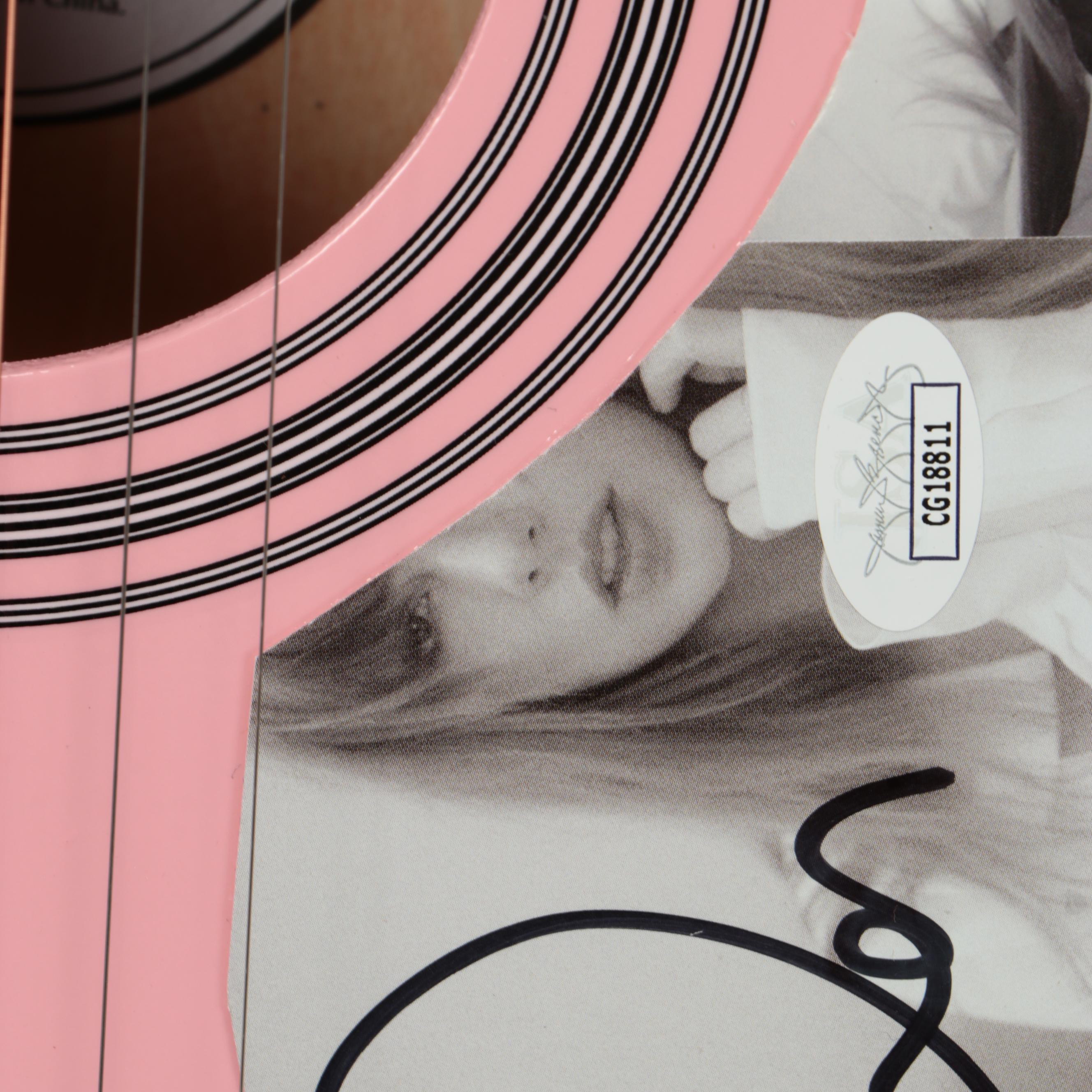 Taylor Swift Decal-Signed Ashthorpe Acoustic Guitar, JSA