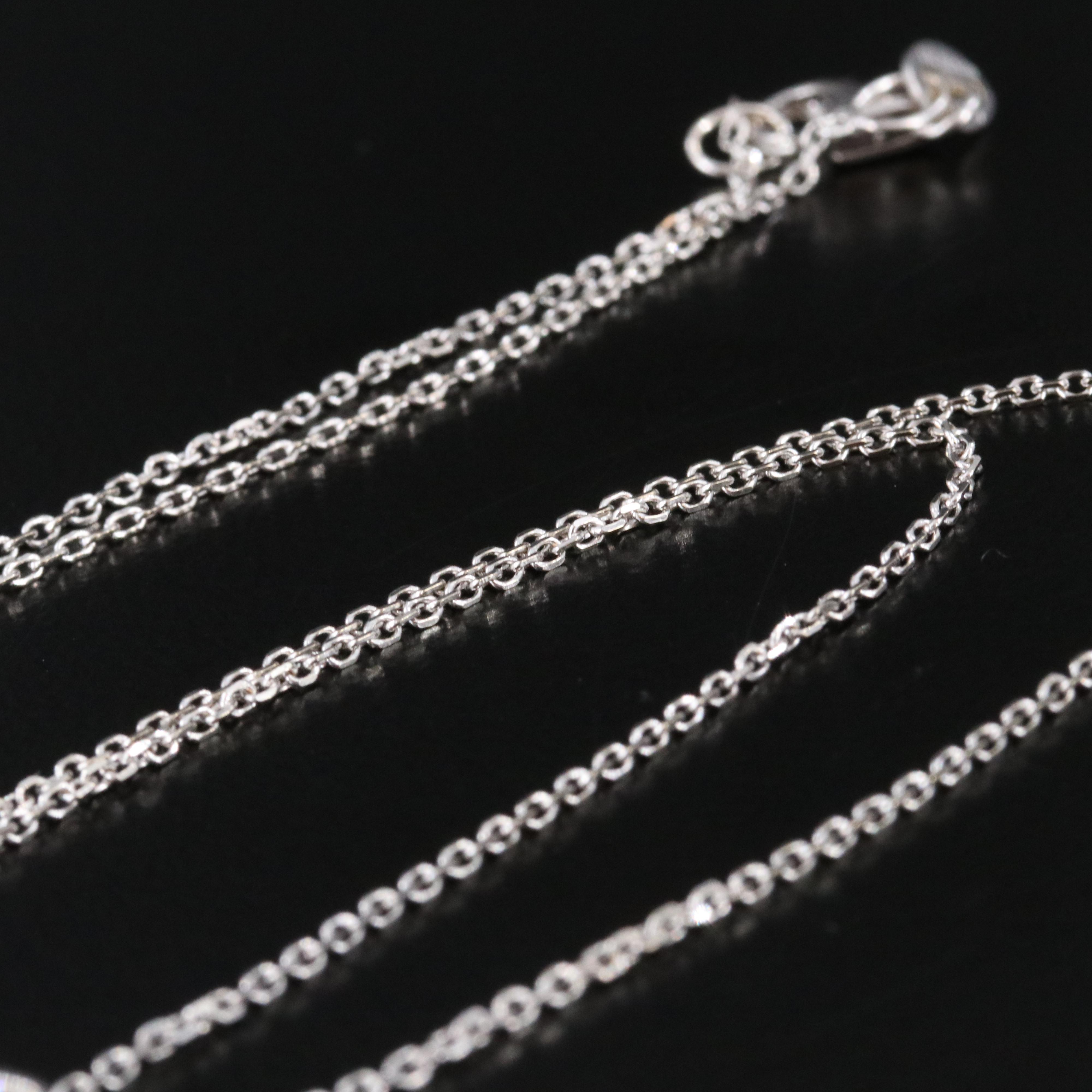 14K 8.01 CT Lab Grown Diamond Necklace with an IGI Report