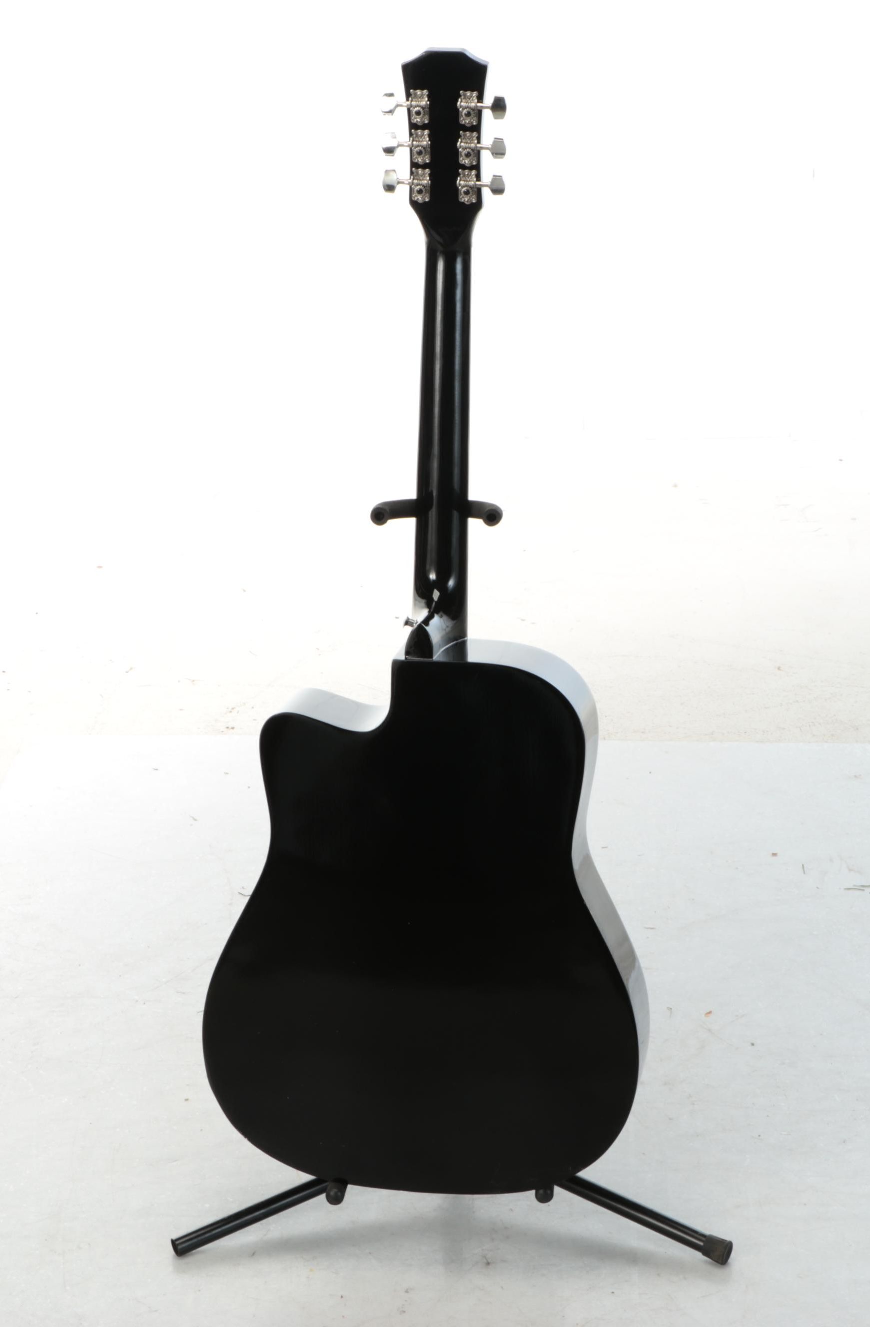 Taylor Swift Decal-Signed "The Eras Tour" Ashthorpe Acoustic Guitar, JSA