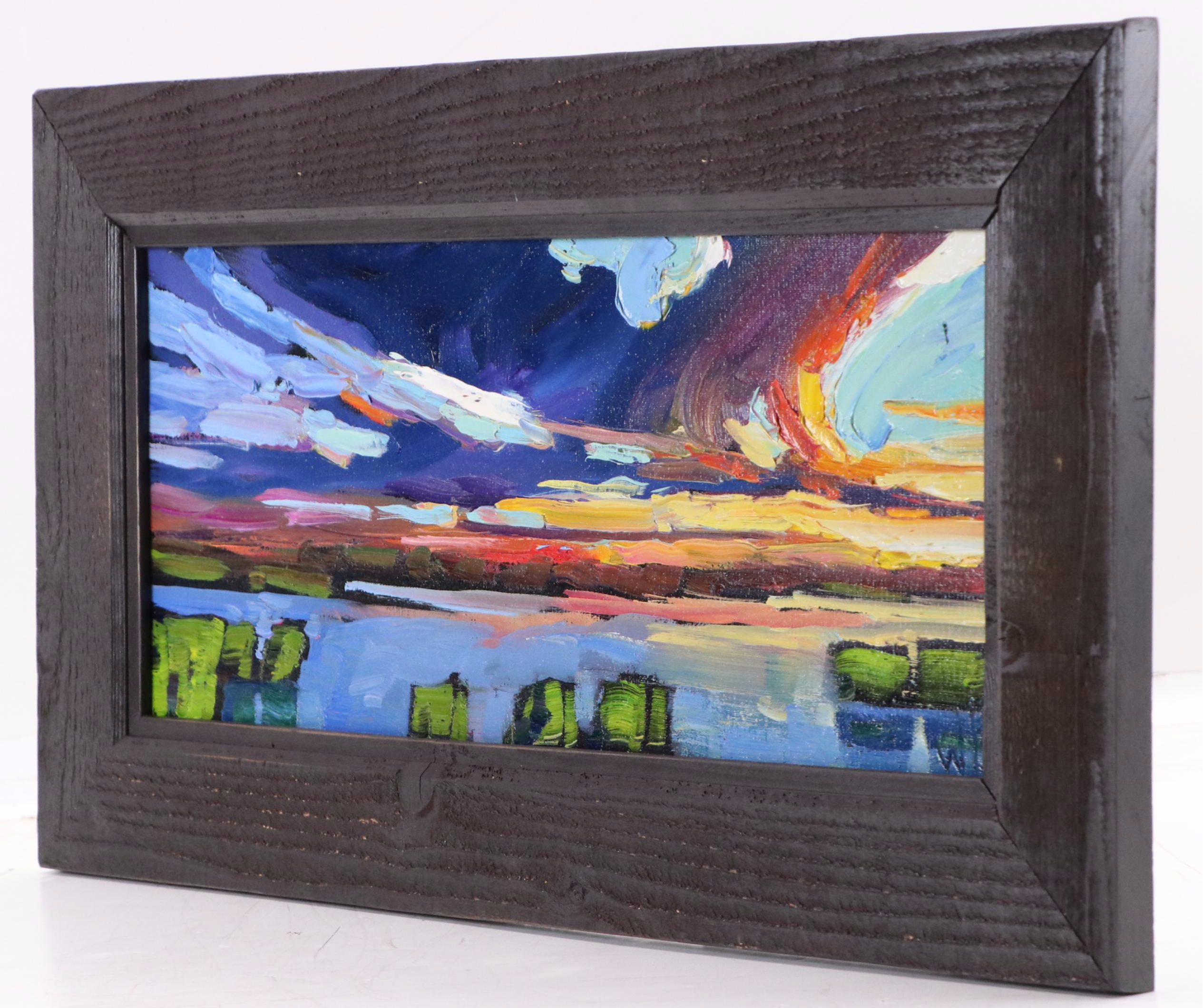 William Hawkins Sunset Landscape Oil Painting, 2025