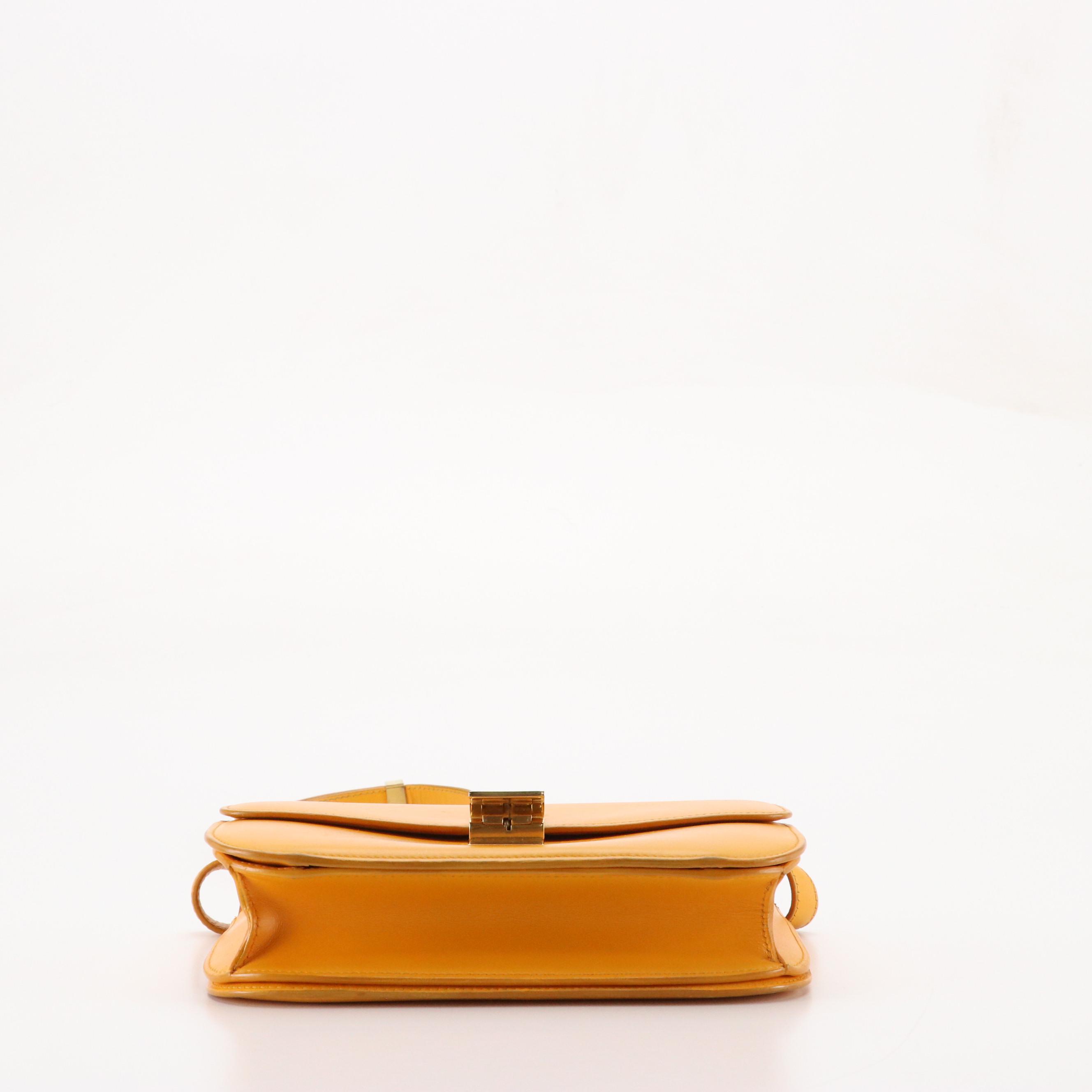 Céline Classic Box Flap Crossbody Bag in Smooth Calfskin Leather
