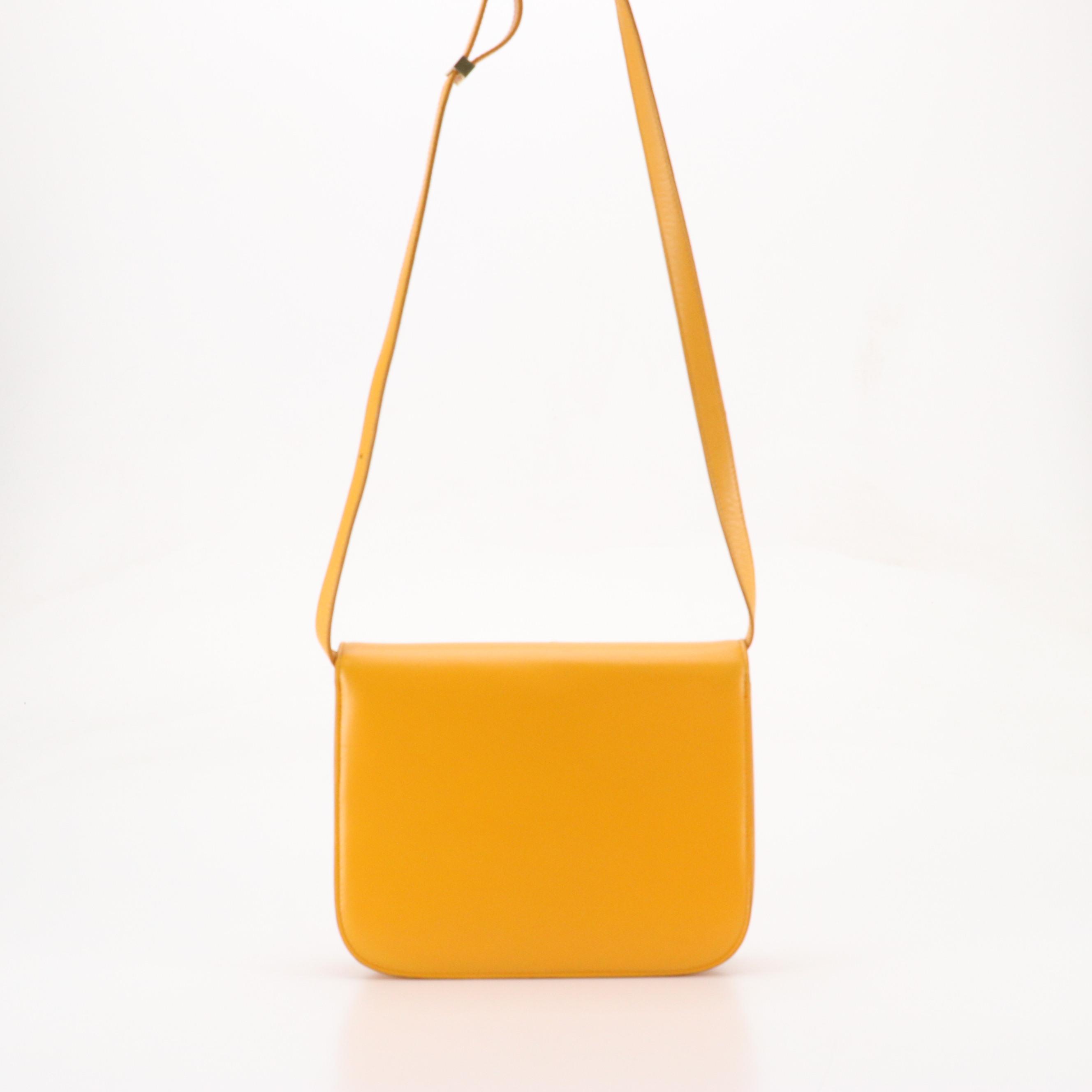 Céline Classic Box Flap Crossbody Bag in Smooth Calfskin Leather