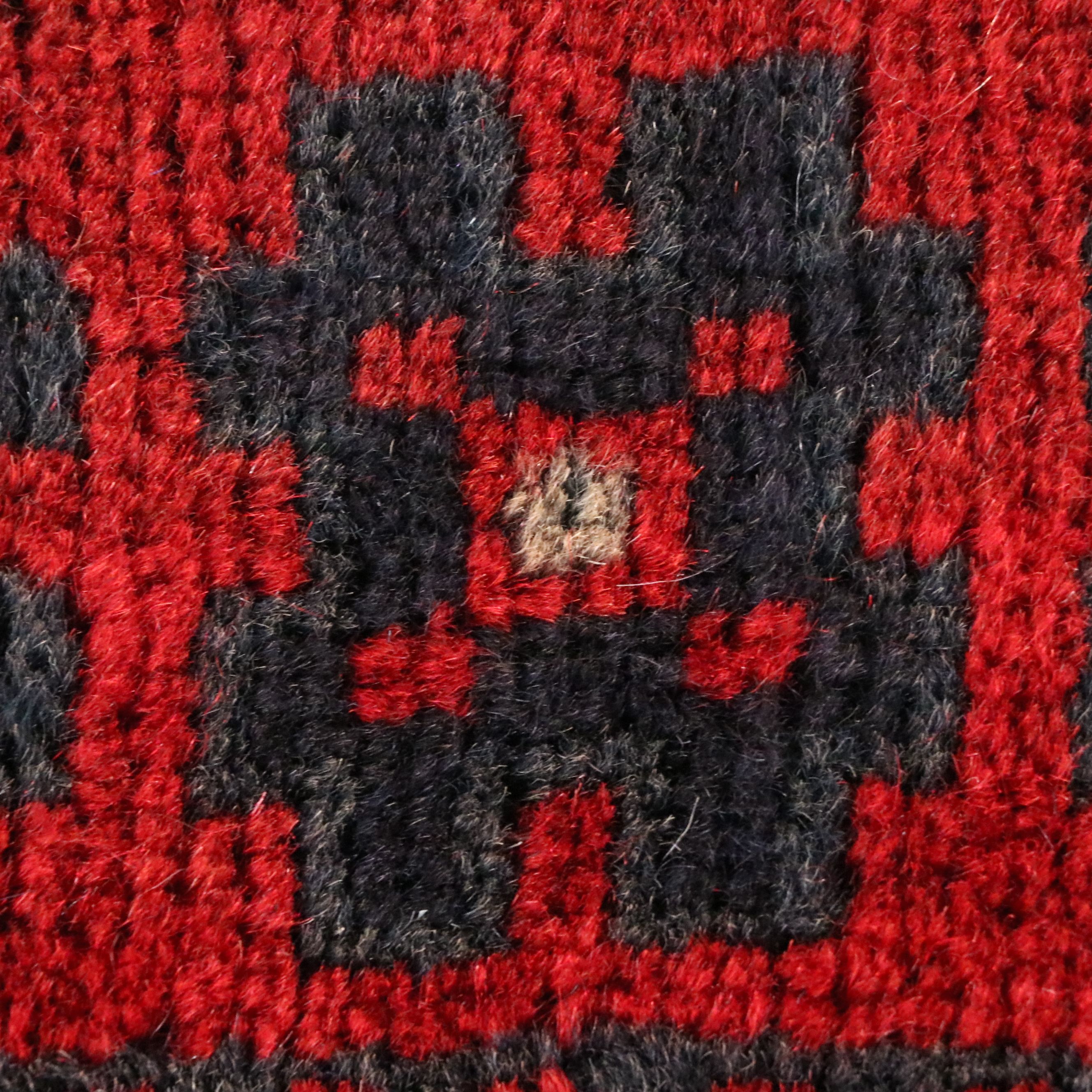 2'6 x 4' Hand-Knotted Afghan Baluch Balisht Bag Cushion Cover