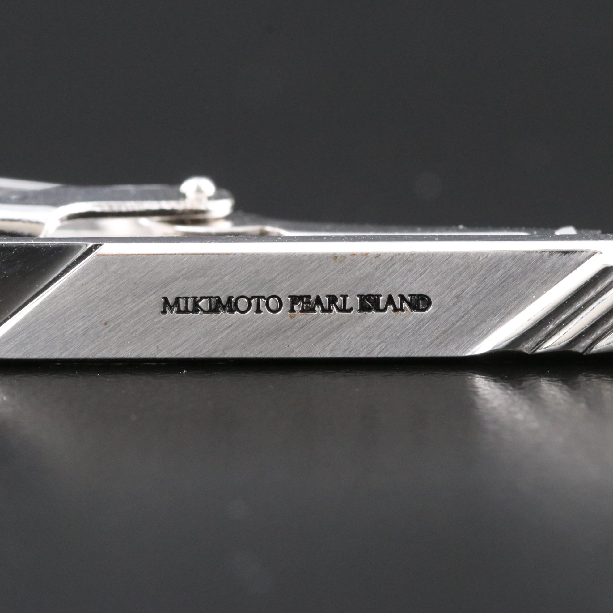 Mikimoto Pearl Island Tie Clip with Pearl Accent