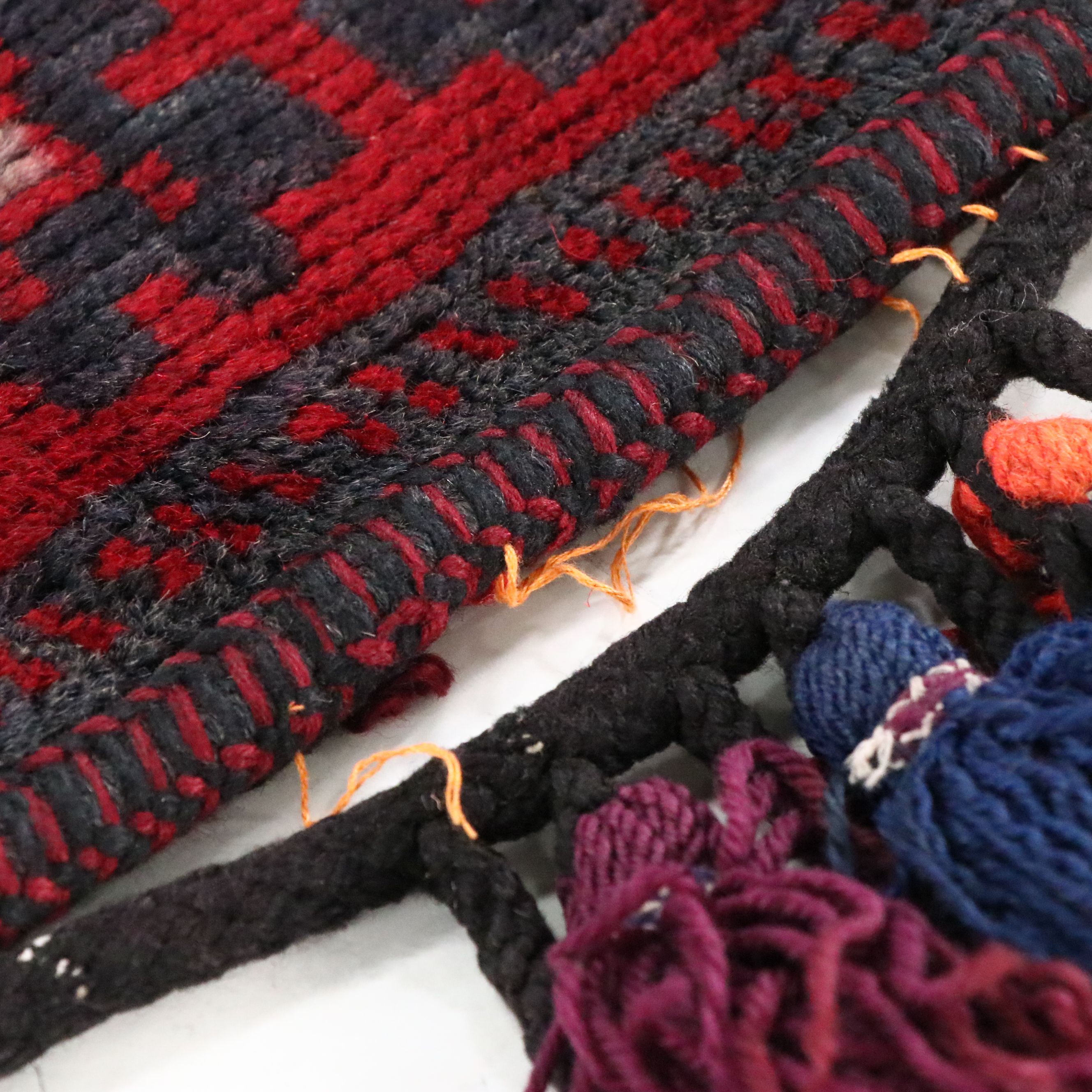 2'6 x 4' Hand-Knotted Afghan Baluch Balisht Bag Cushion Cover