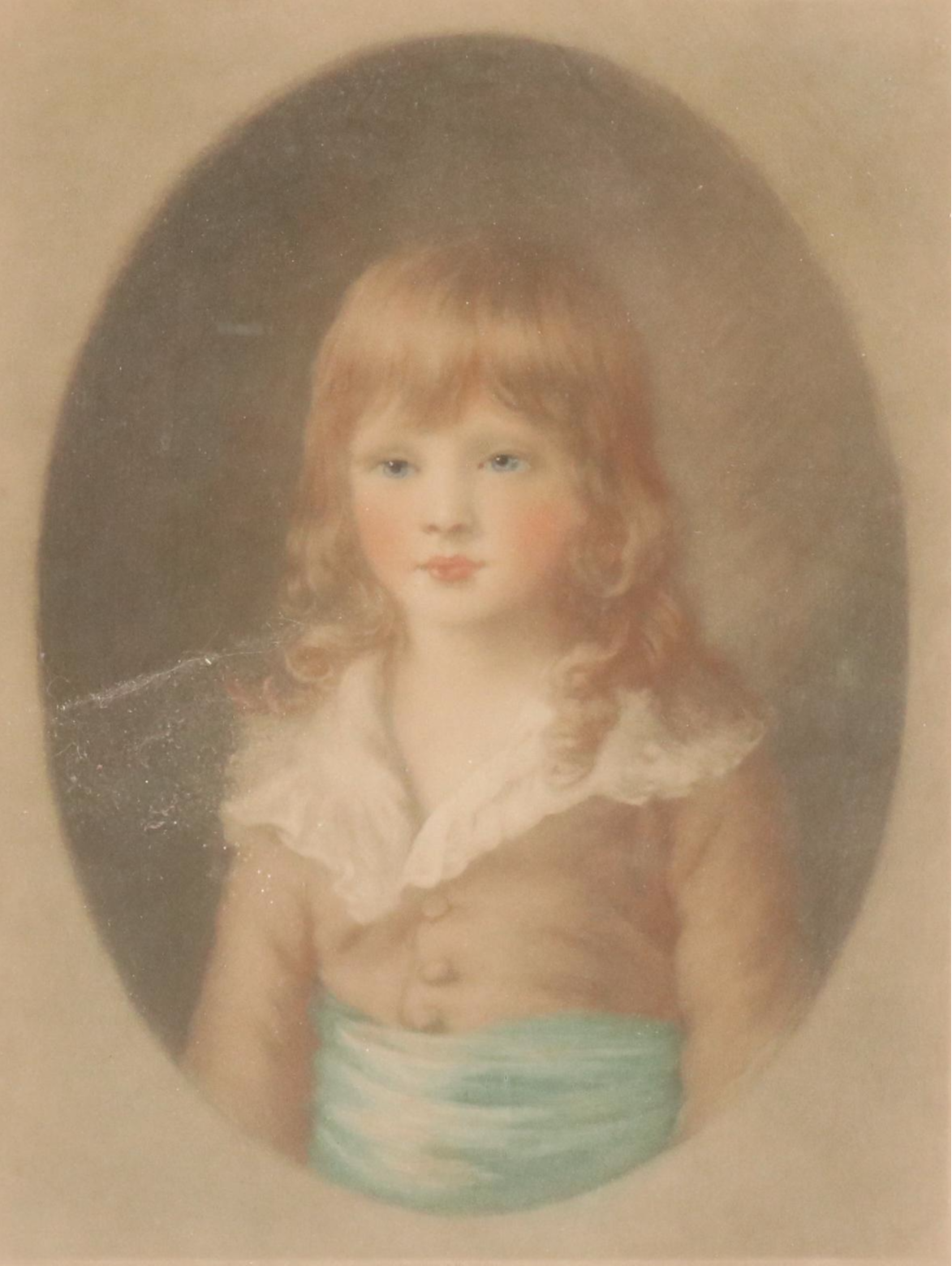 Hand-Colored Mezzotint After After Thomas Gainsborough "H.R.H. Prince Octavius"