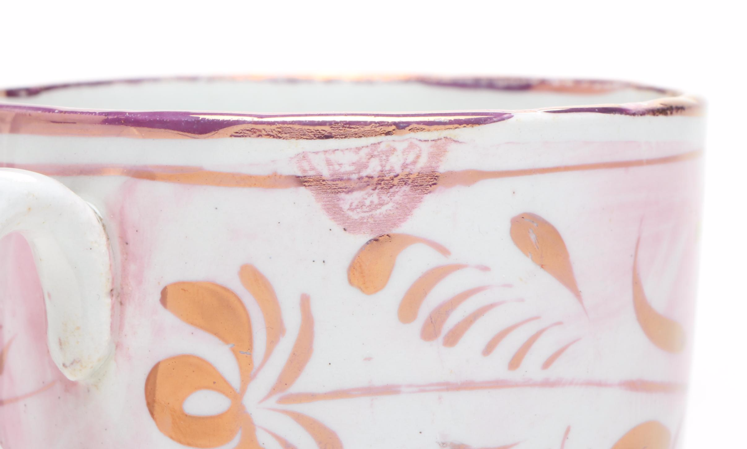 English and Other Pink Luster Tableware
