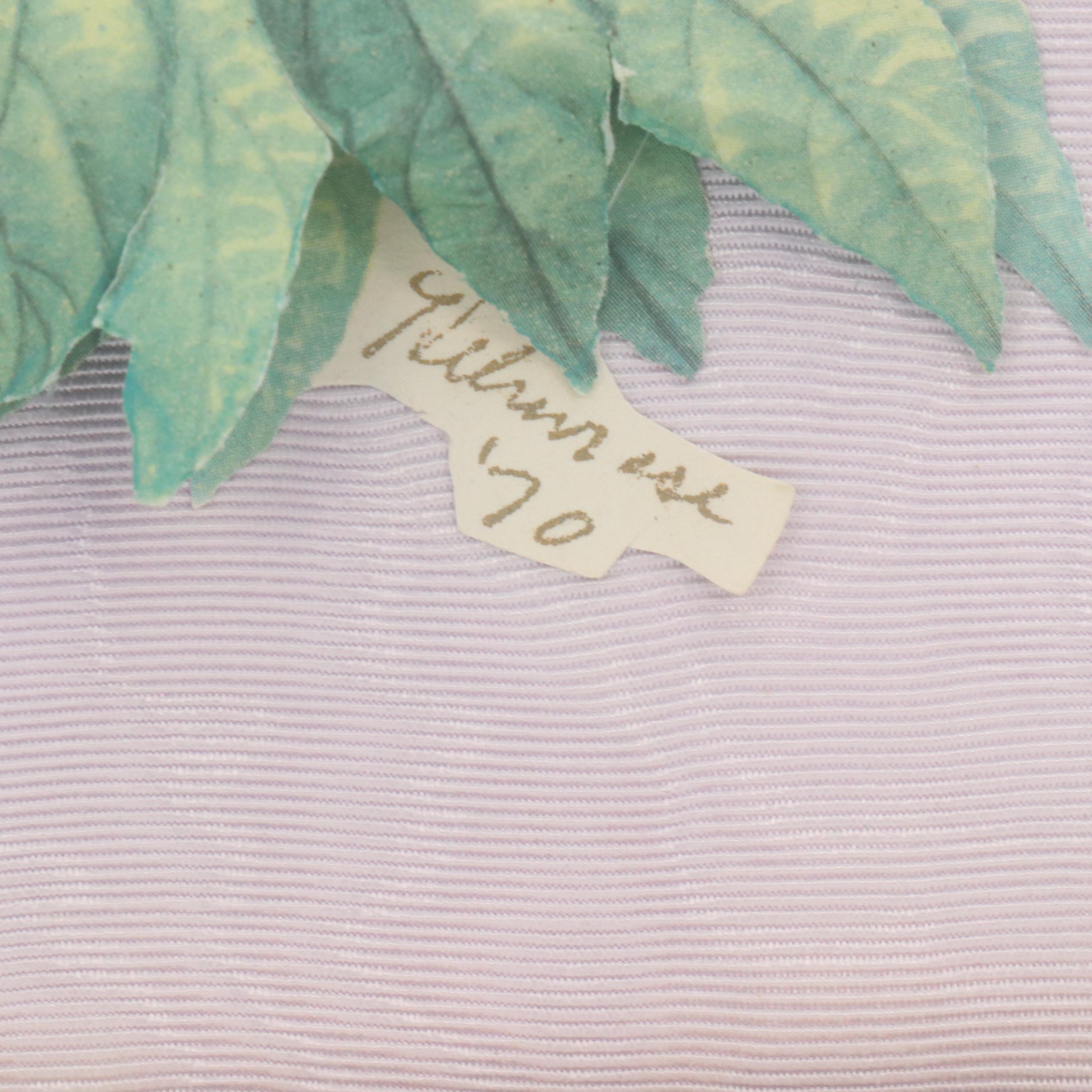 Dimensional Offset Lithograph of Floral Still Life, Late 20th Century