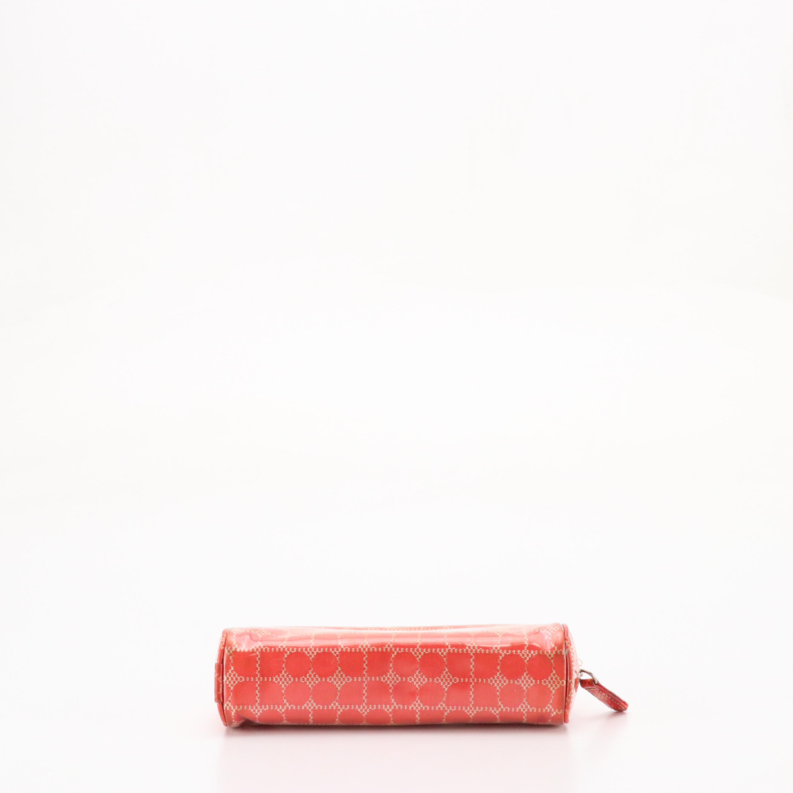 Kate Spade New York Canvas Baguette and Cosmetic Pouch