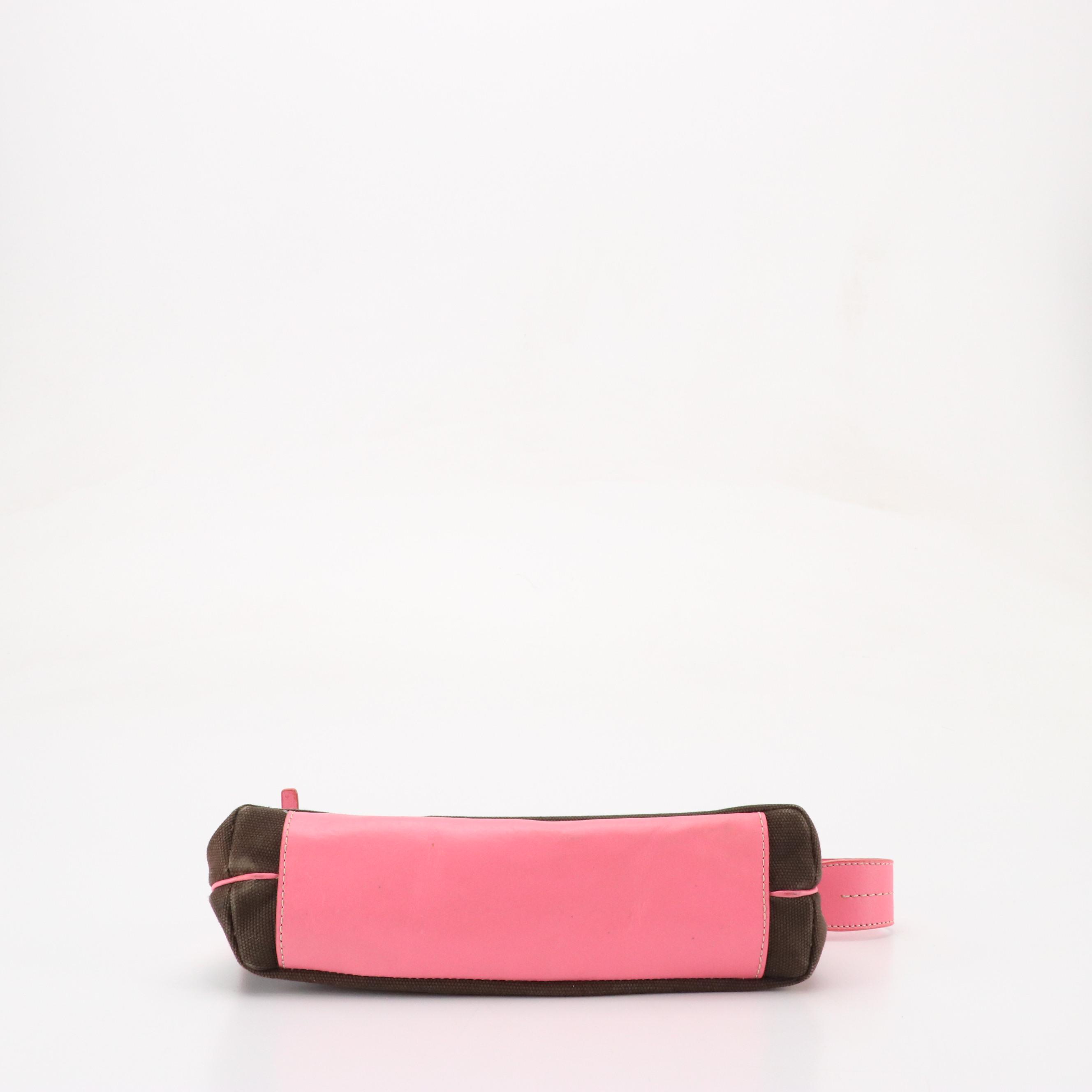 Kate Spade New York Canvas Baguette and Cosmetic Pouch