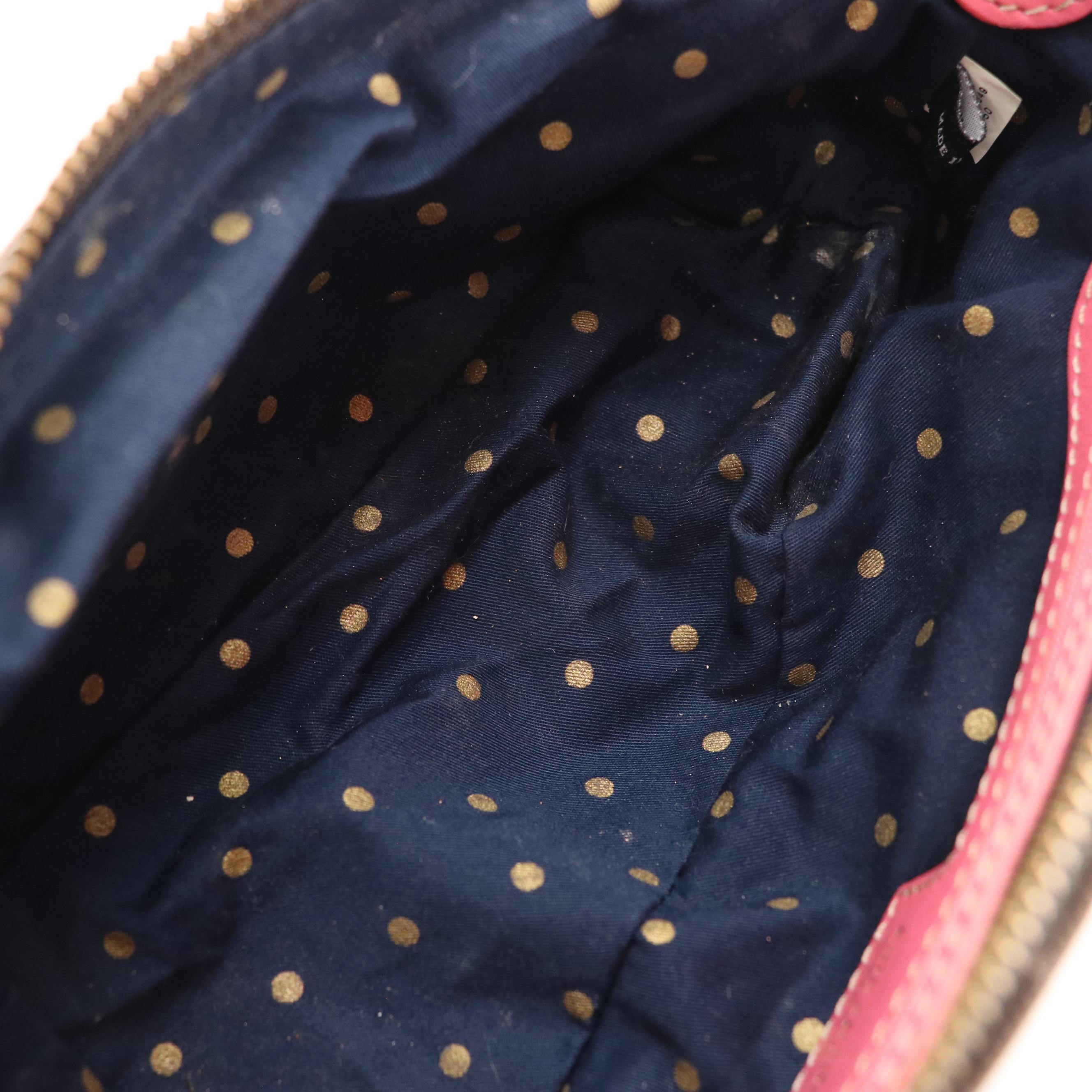 Kate Spade New York Canvas Baguette and Cosmetic Pouch