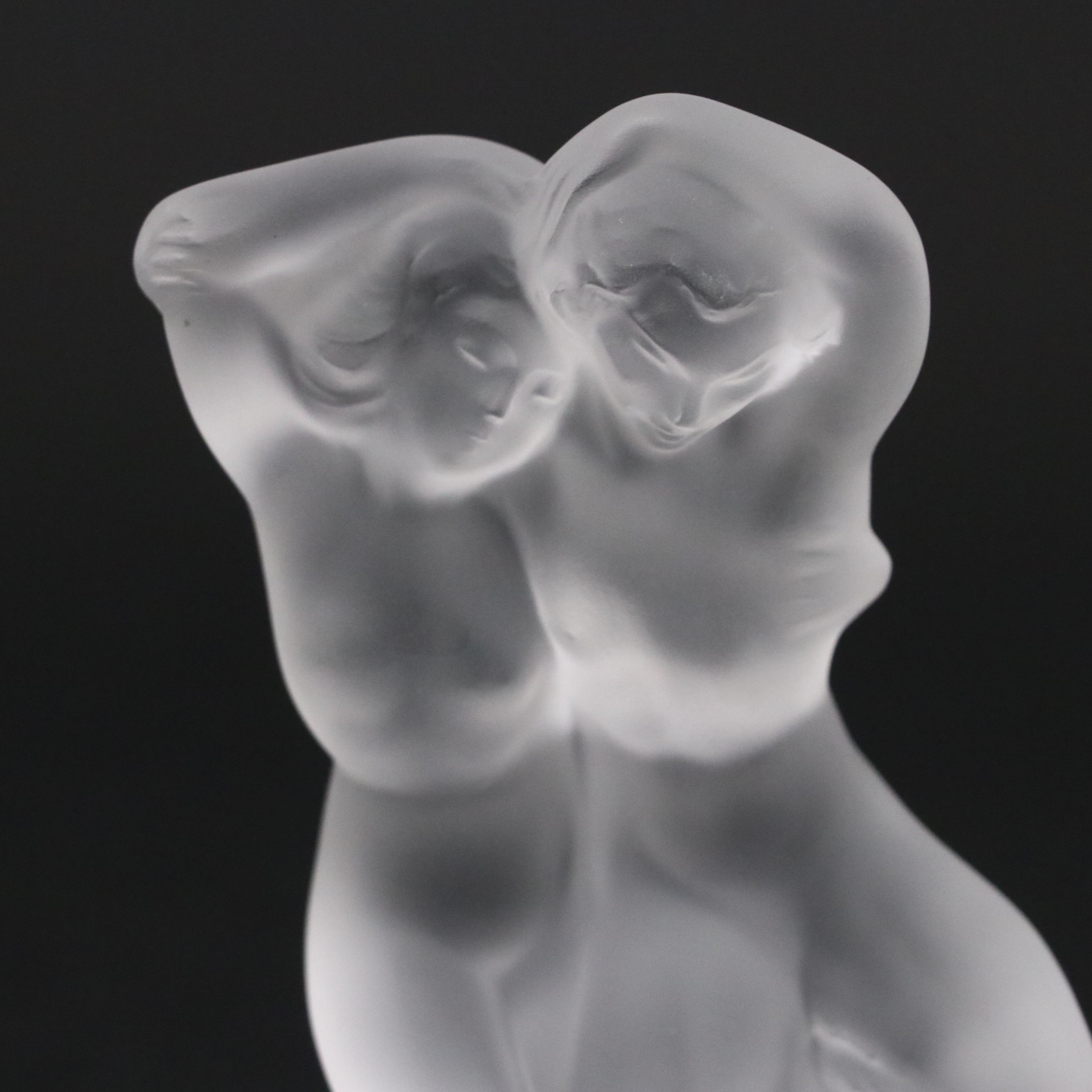 Lalique "Le Faune" Frosted Crystal Figurine