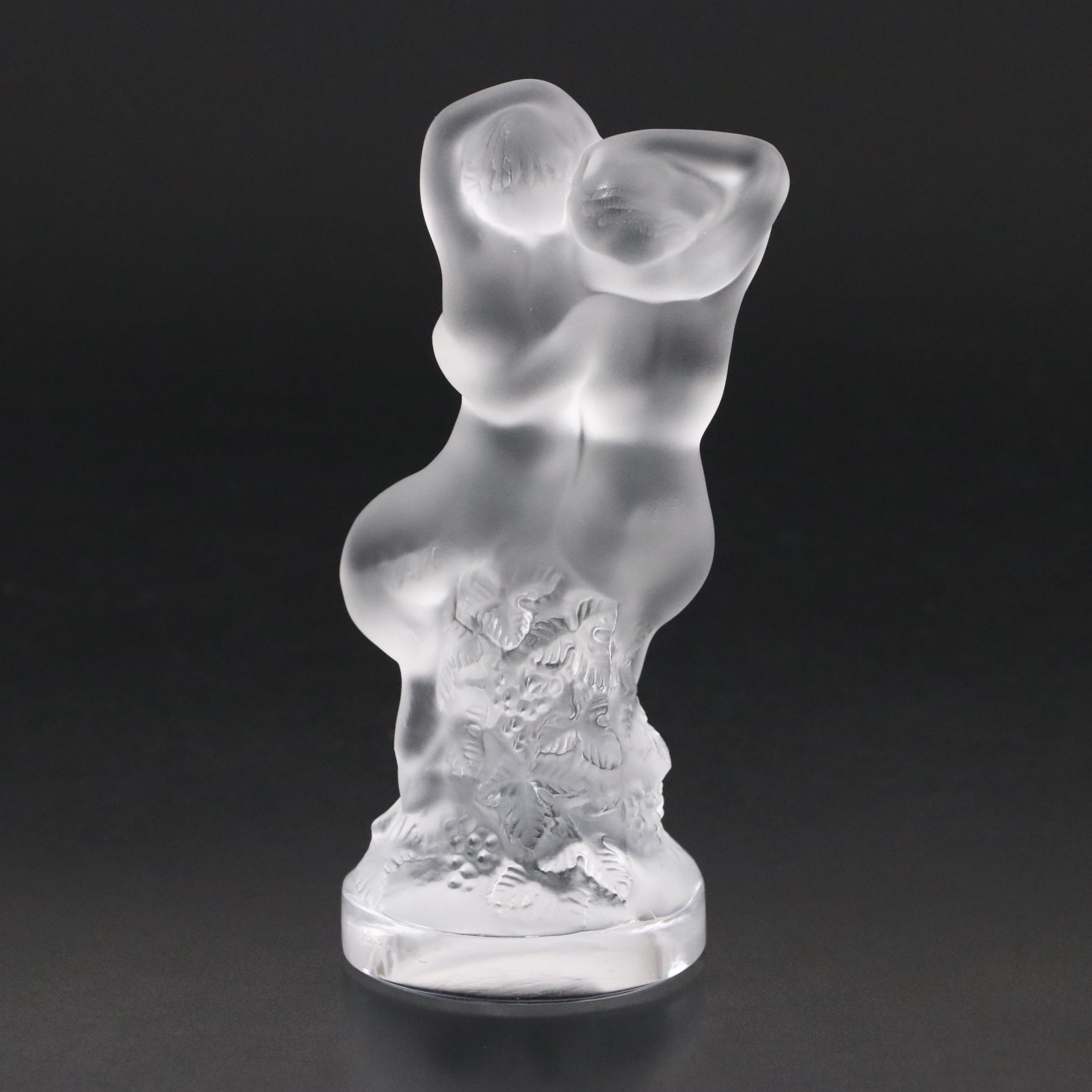 Lalique "Le Faune" Frosted Crystal Figurine