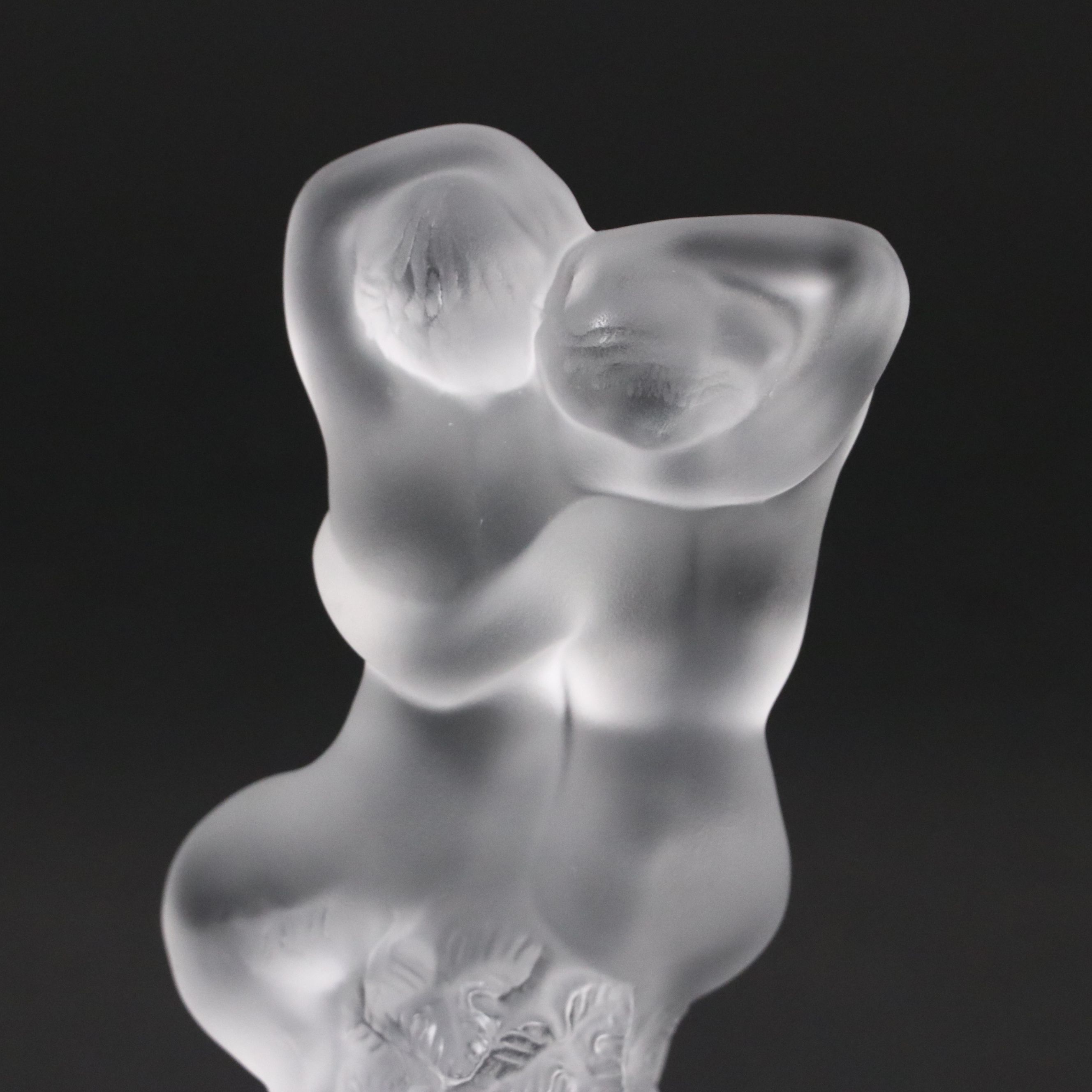 Lalique "Le Faune" Frosted Crystal Figurine