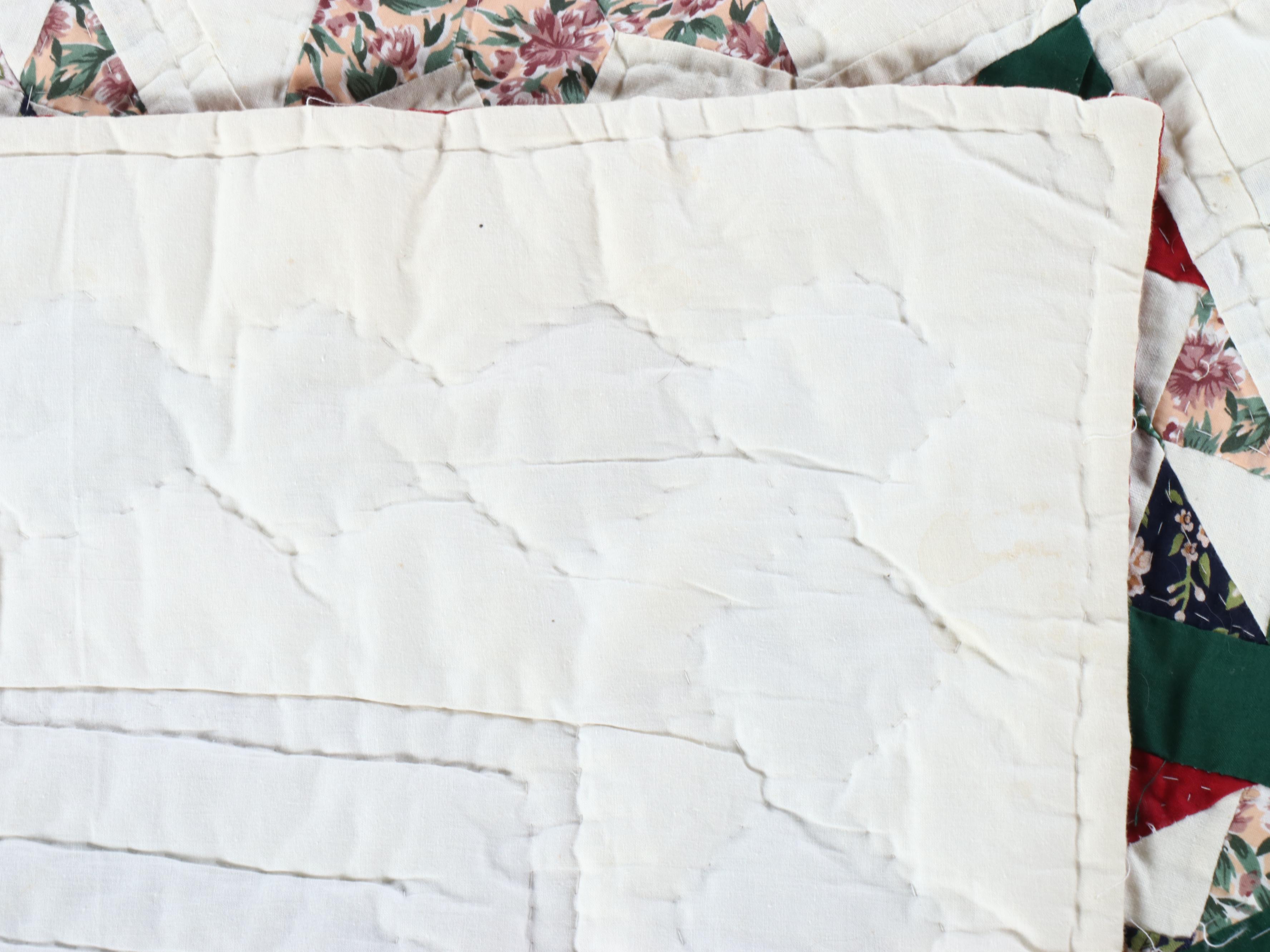 Hand-Pieced and Stitched Barn Star Quilts, Late 20th/Early 21st C.