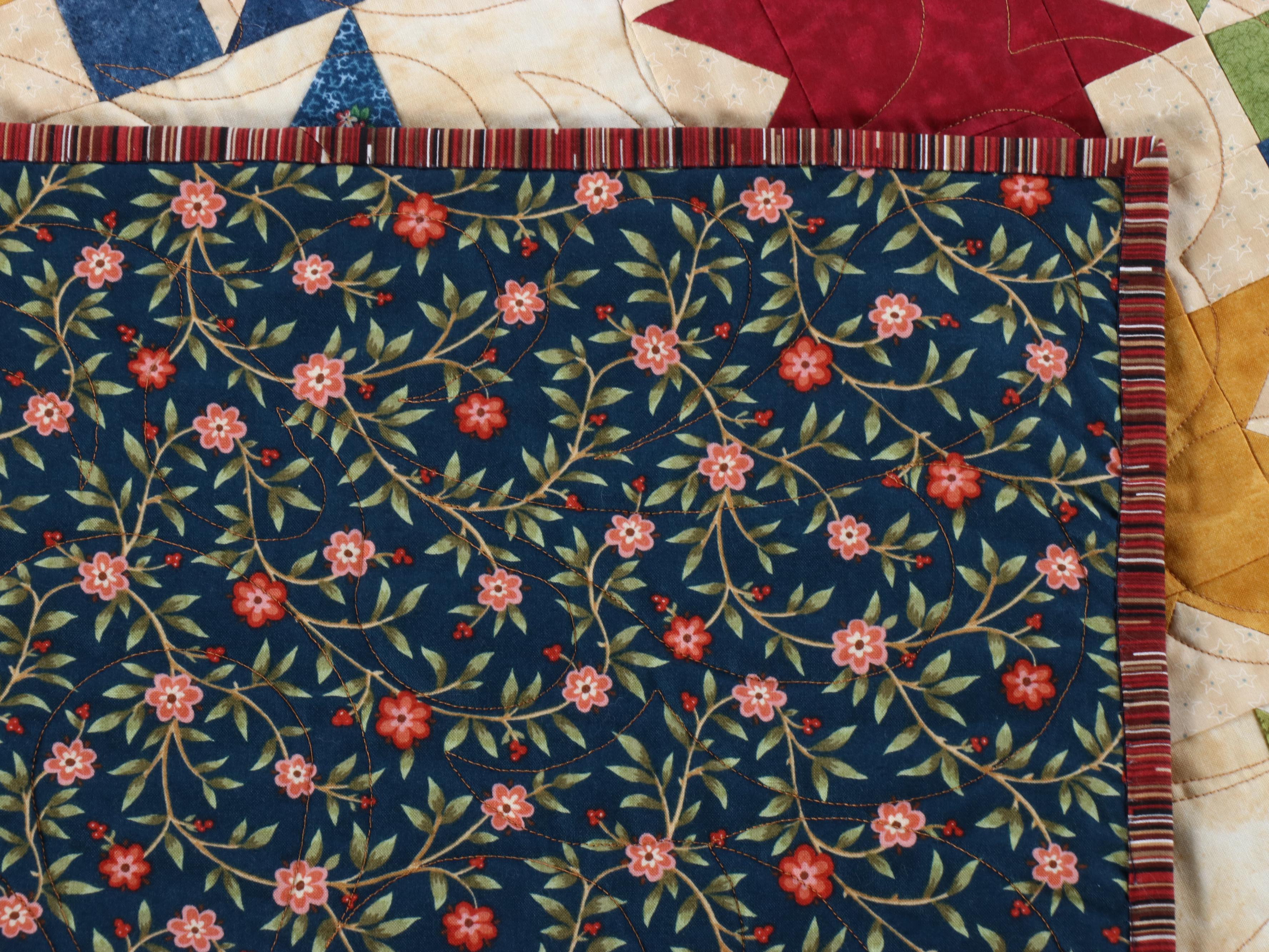 Hand-Pieced and Stitched Barn Star Quilts, Late 20th/Early 21st C.