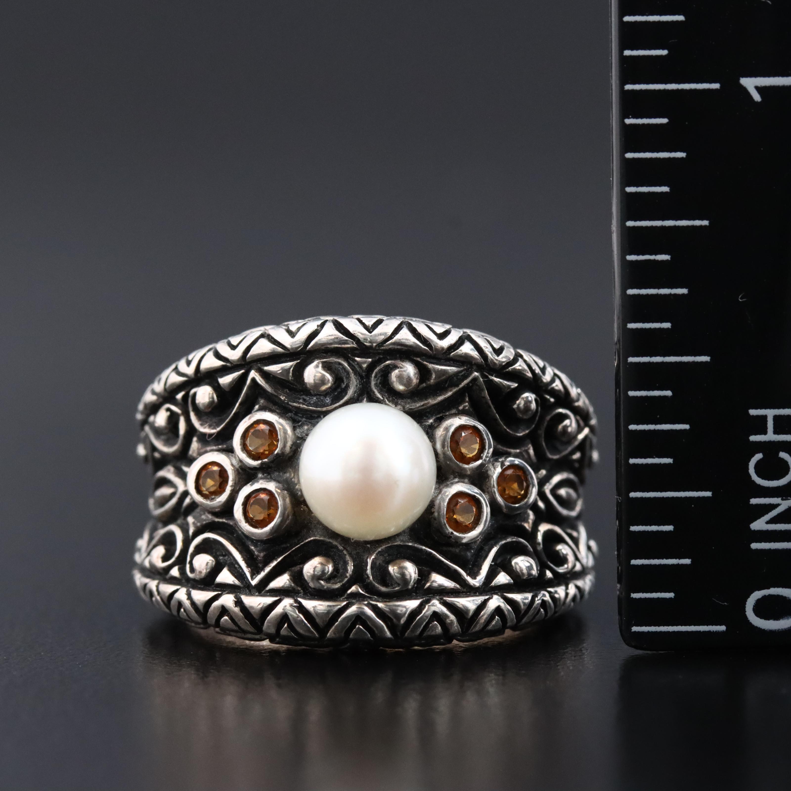 Barbara Bixby, Judith Ripka and Sajen Sterling Gemstone Rings