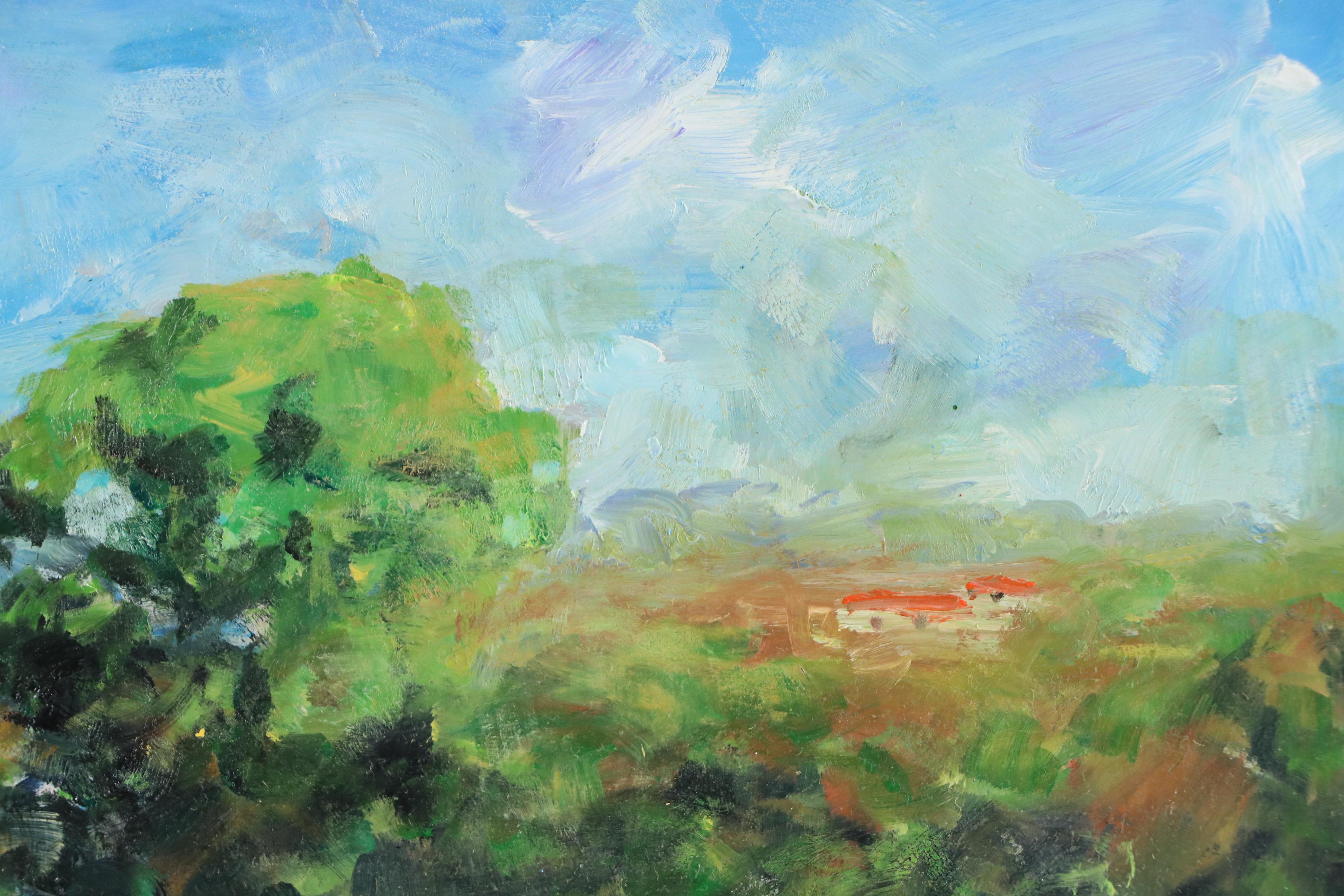 Nino Pippa Oil Painting "Wine Country - Tuscany Landscape," 2021