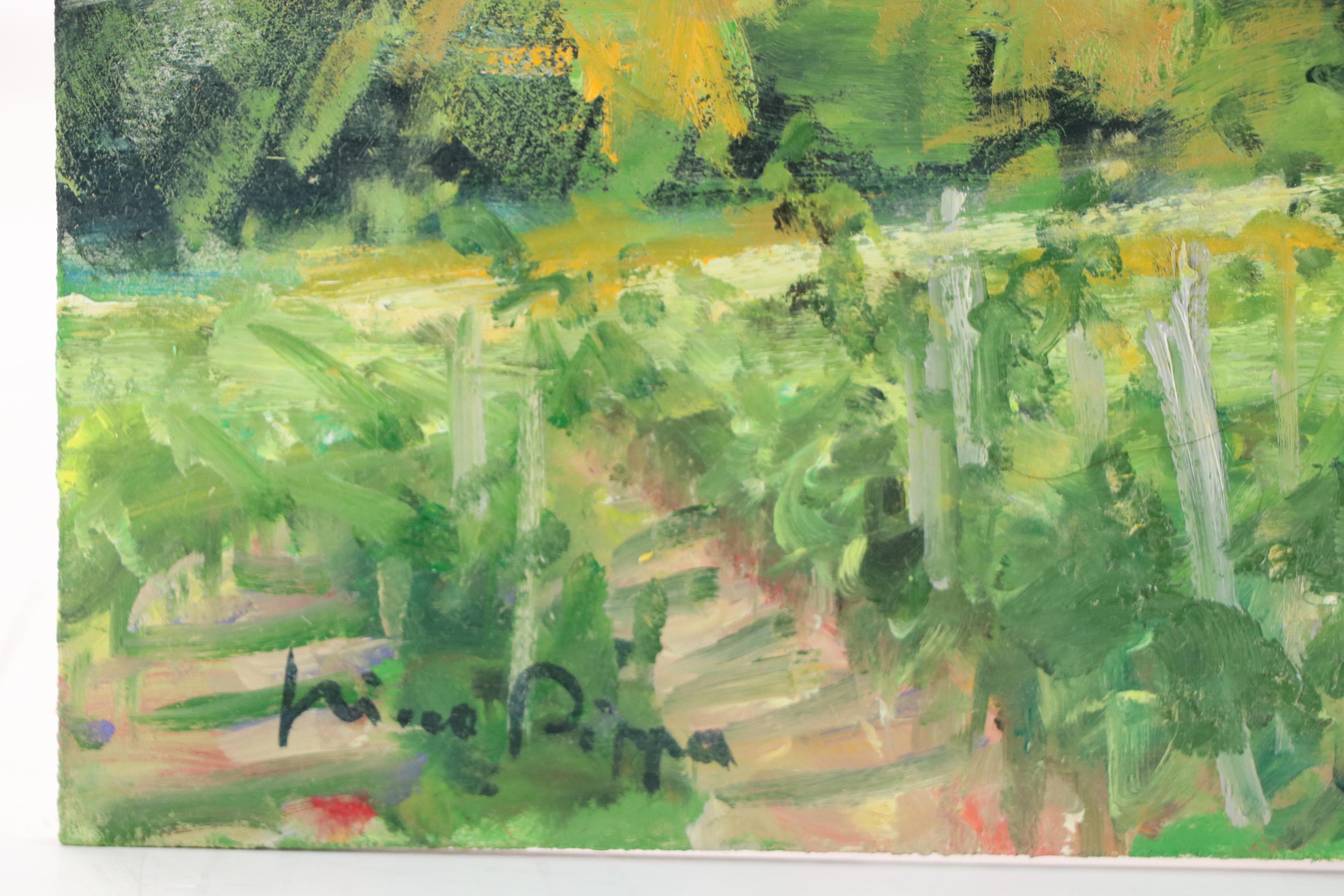 Nino Pippa Oil Painting "Wine Country - Tuscany Landscape," 2021
