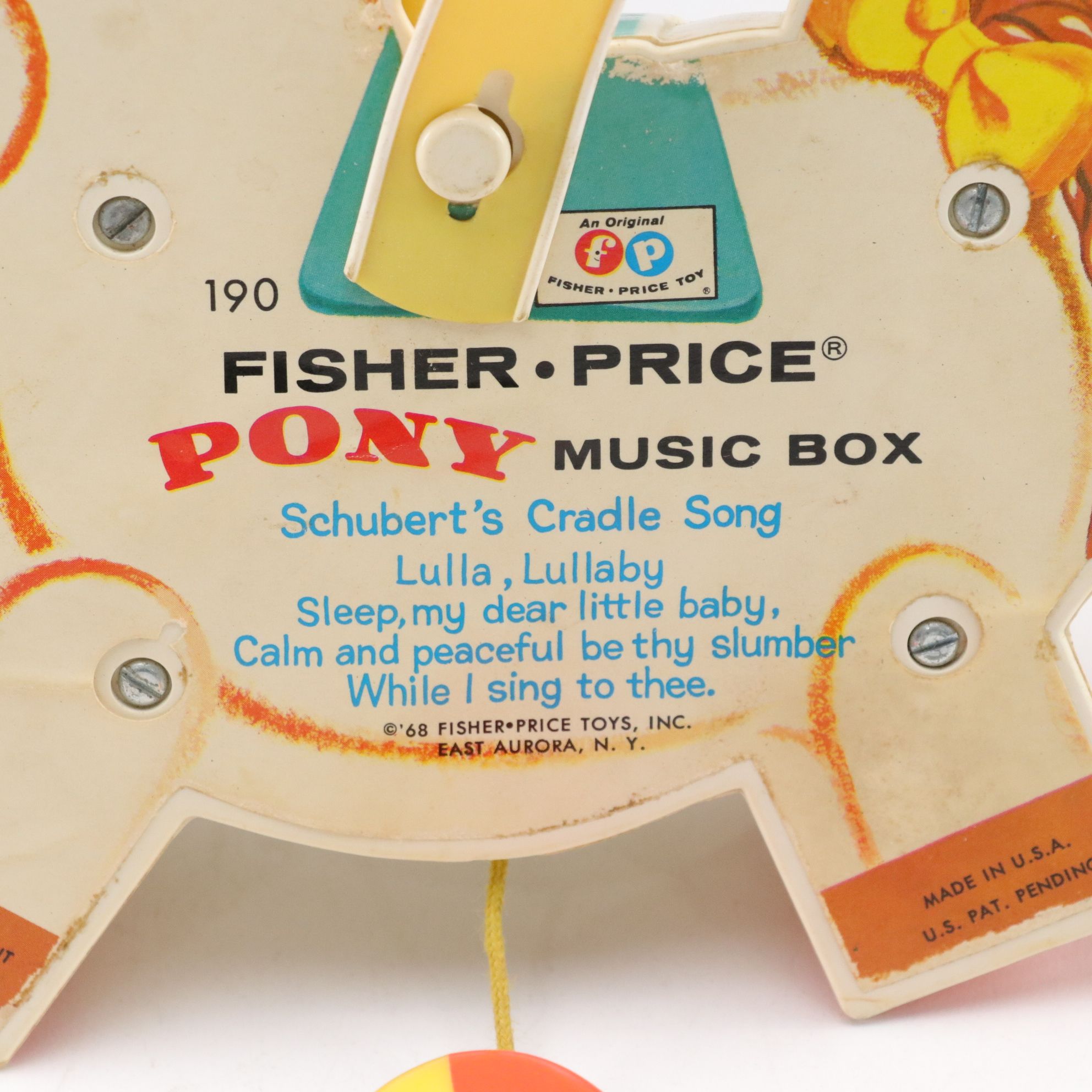 Fisher-Price Pony Music Box & Squeaky Toys