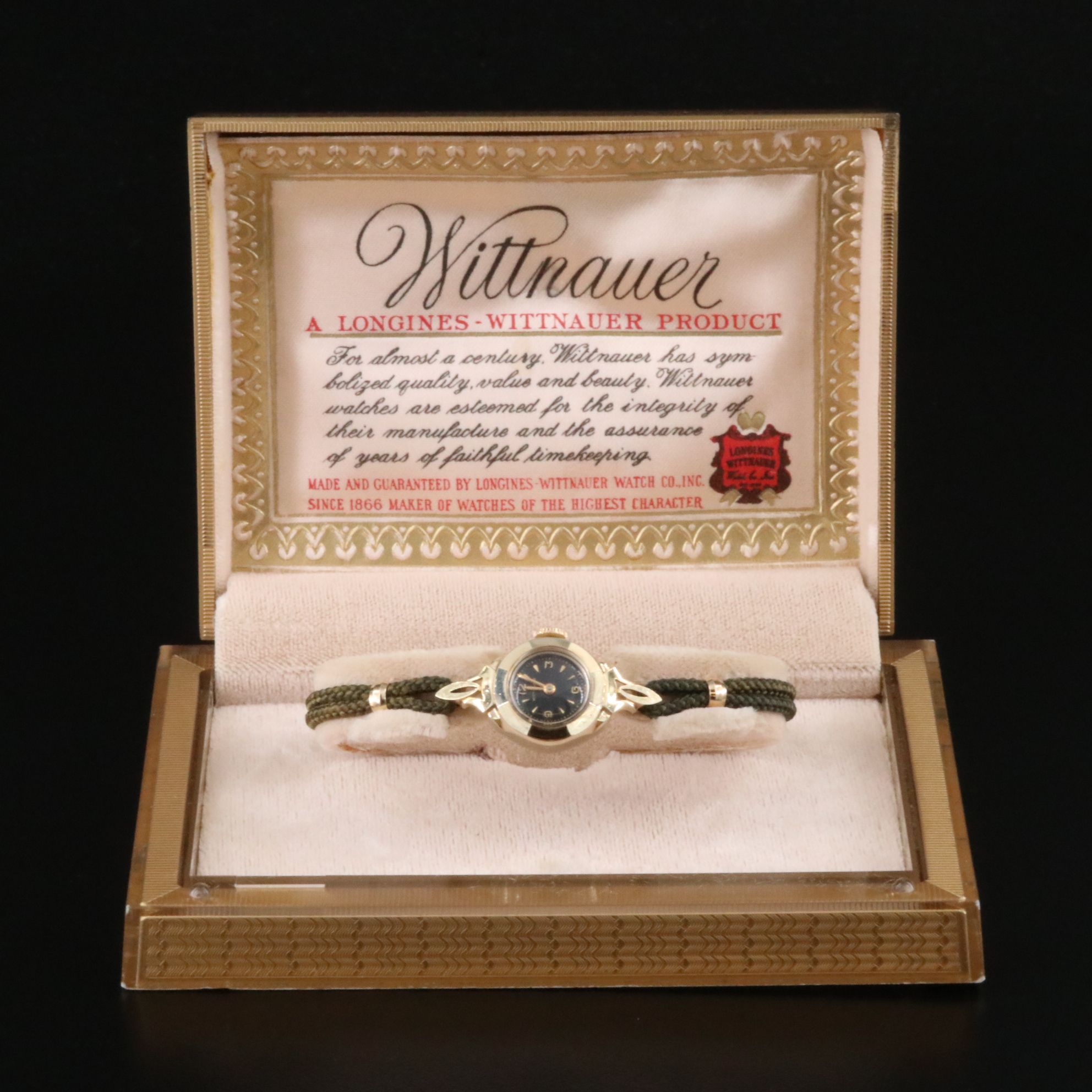 14K Wittnauer "Golden Princess" Swiss Stem Wind Watch