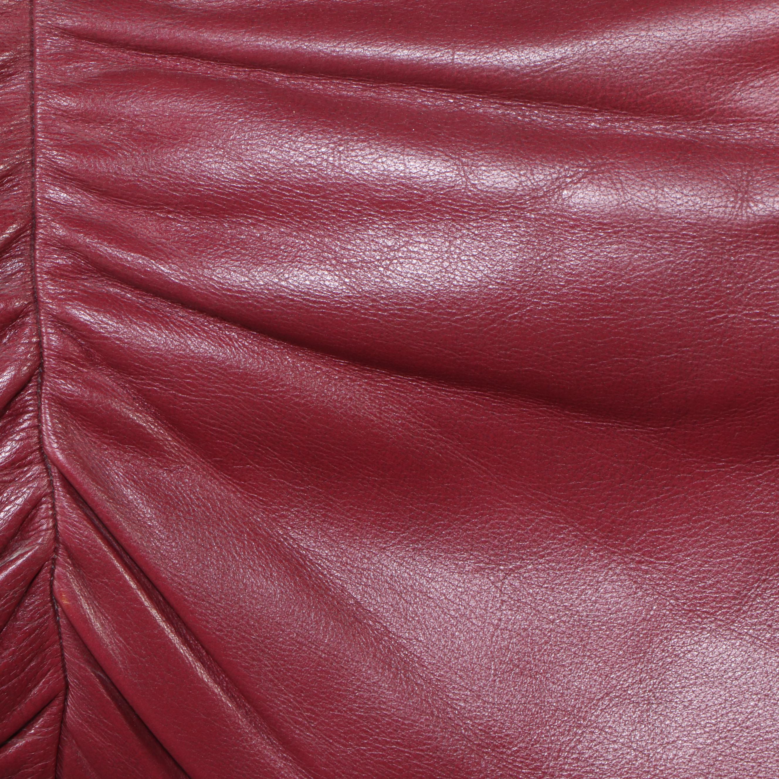 La-Z-Boy Red Leather Recliner