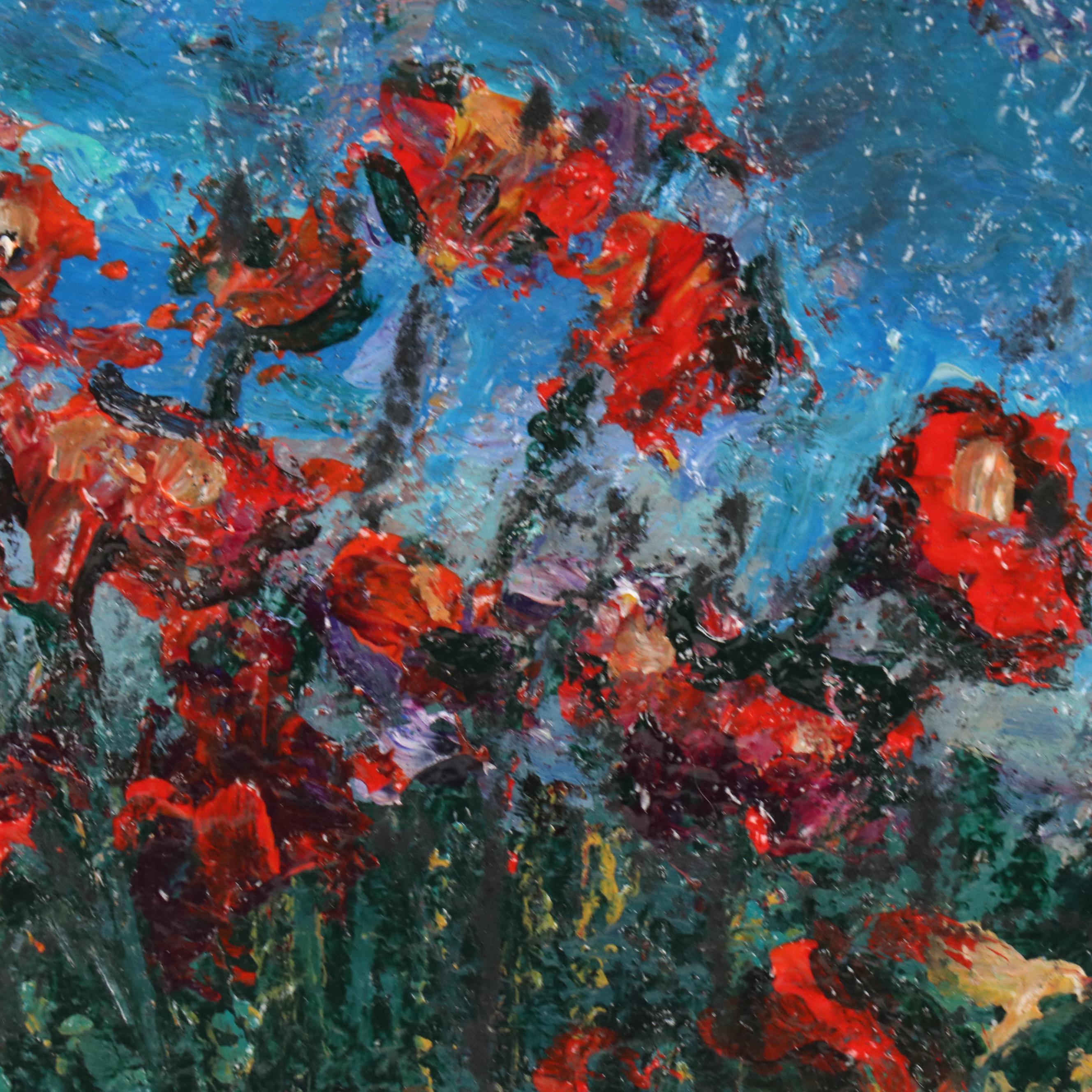 Ann Harrod Impressionist Style Coastal Landscape Acrylic Painting