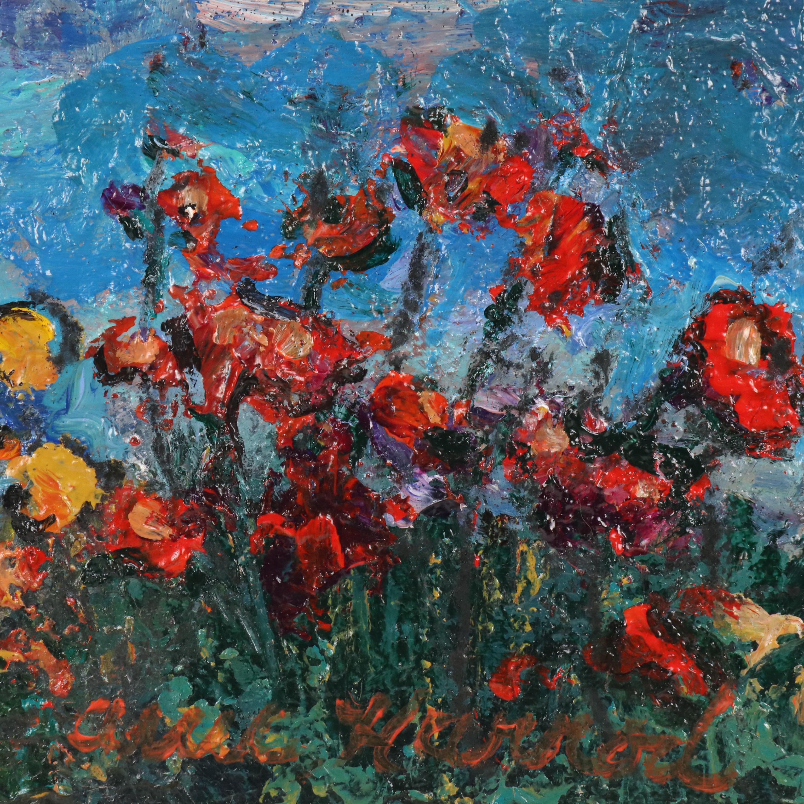 Ann Harrod Impressionist Style Coastal Landscape Acrylic Painting