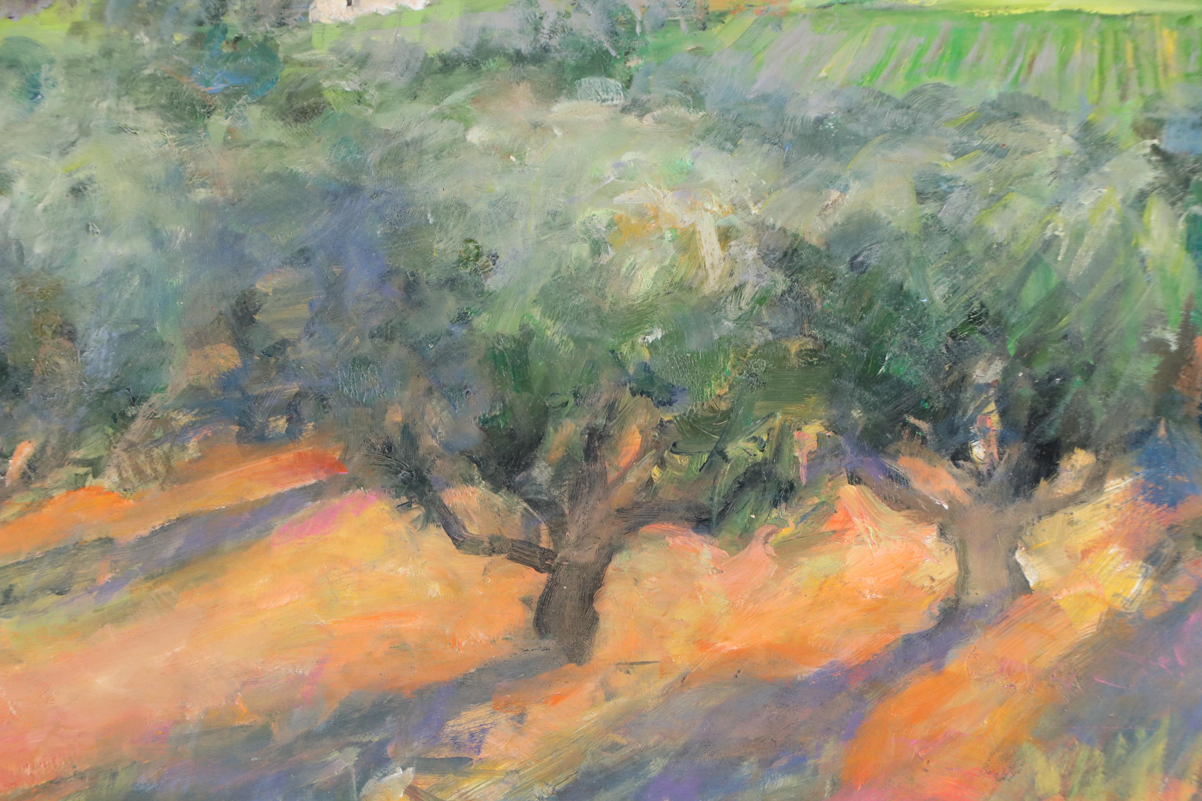 Nino Pippa Oil Painting "Sardinia - Olive Grove," 2023